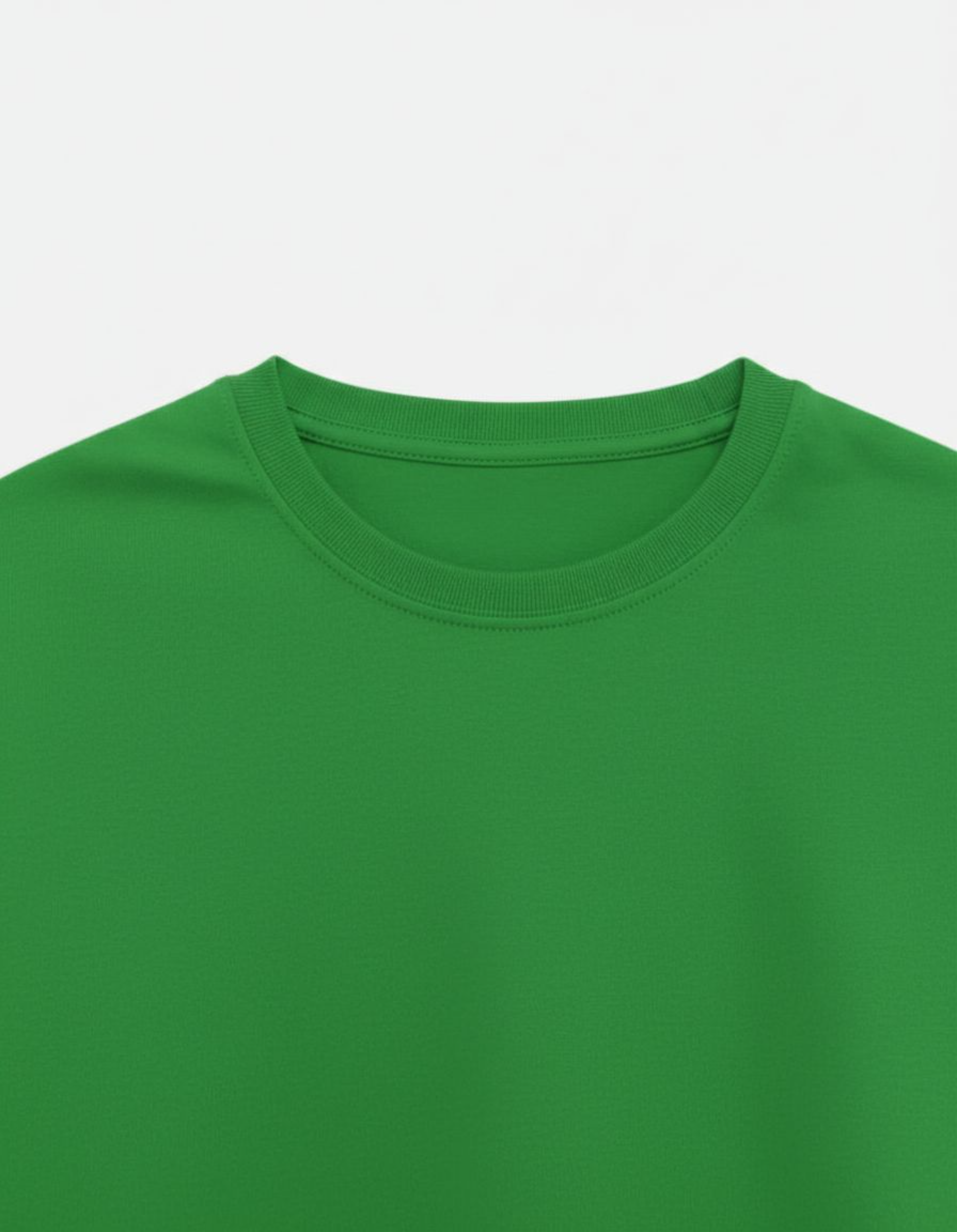 Solid Green Regular Fit T-Shirt
