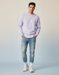 Solid Lavender Sweatshirt