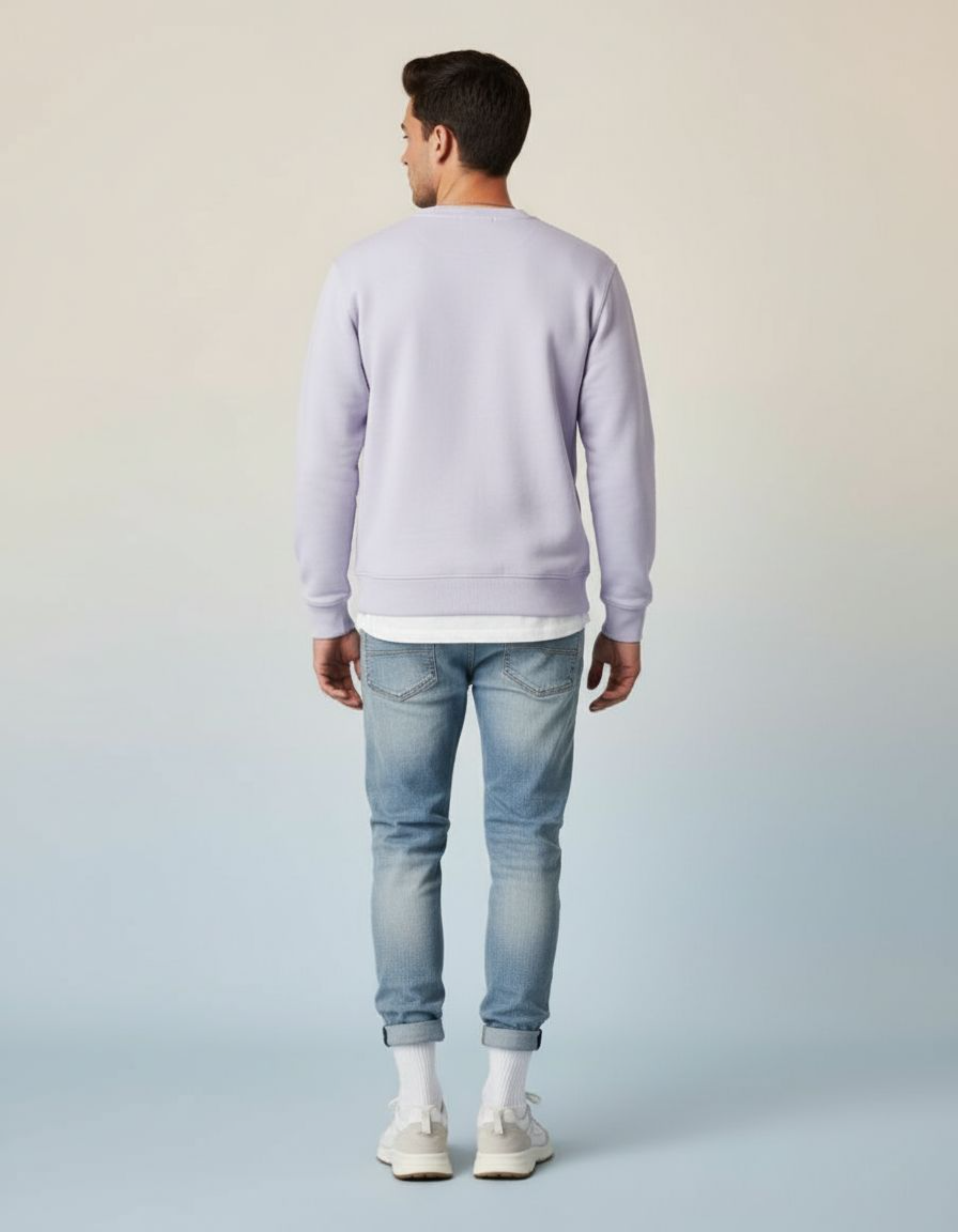 Solid Lavender Sweatshirt