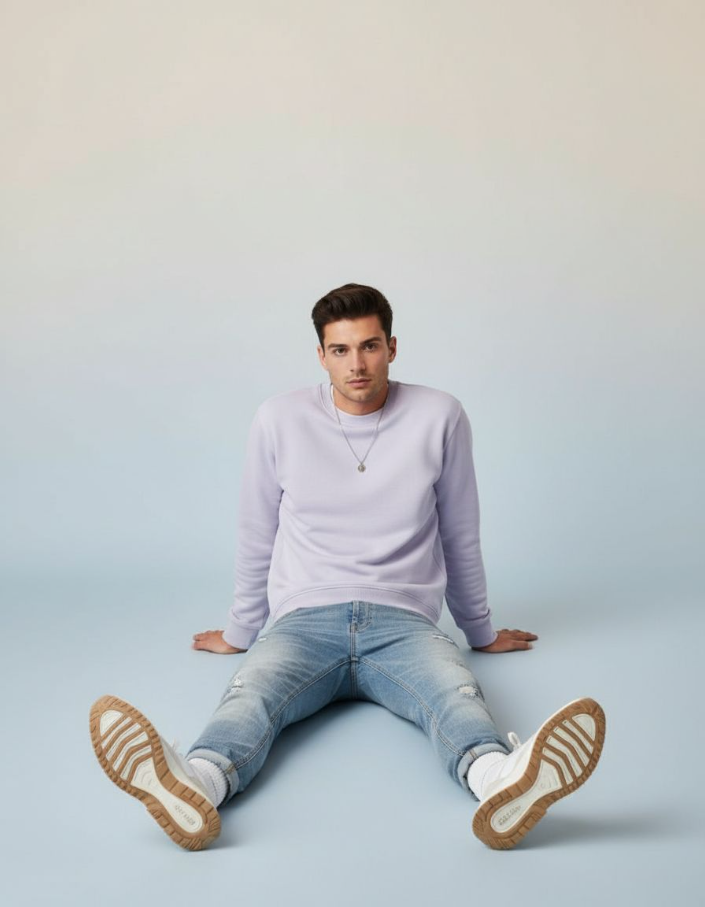 Solid Lavender Sweatshirt