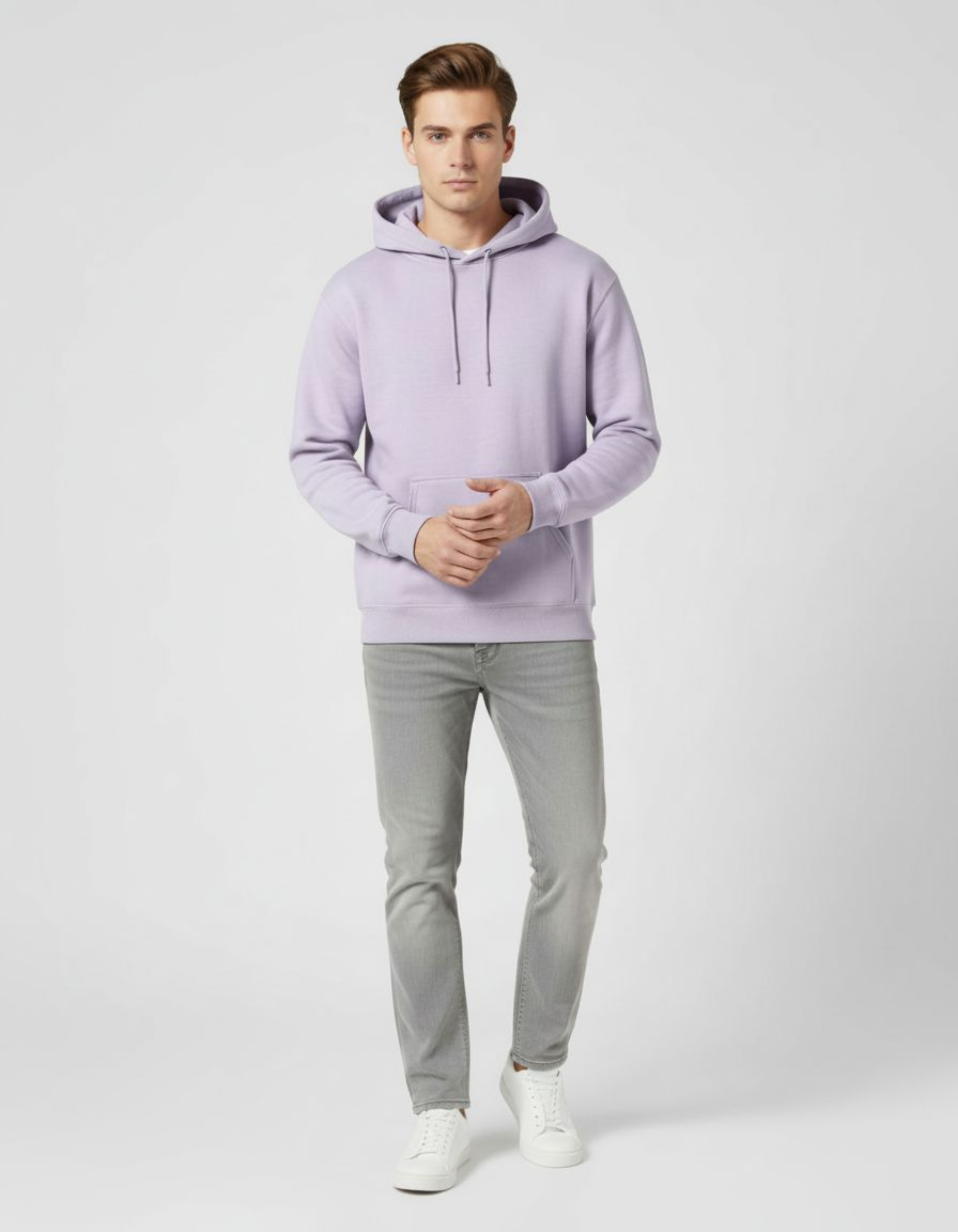 Solid Lavender Hoodie