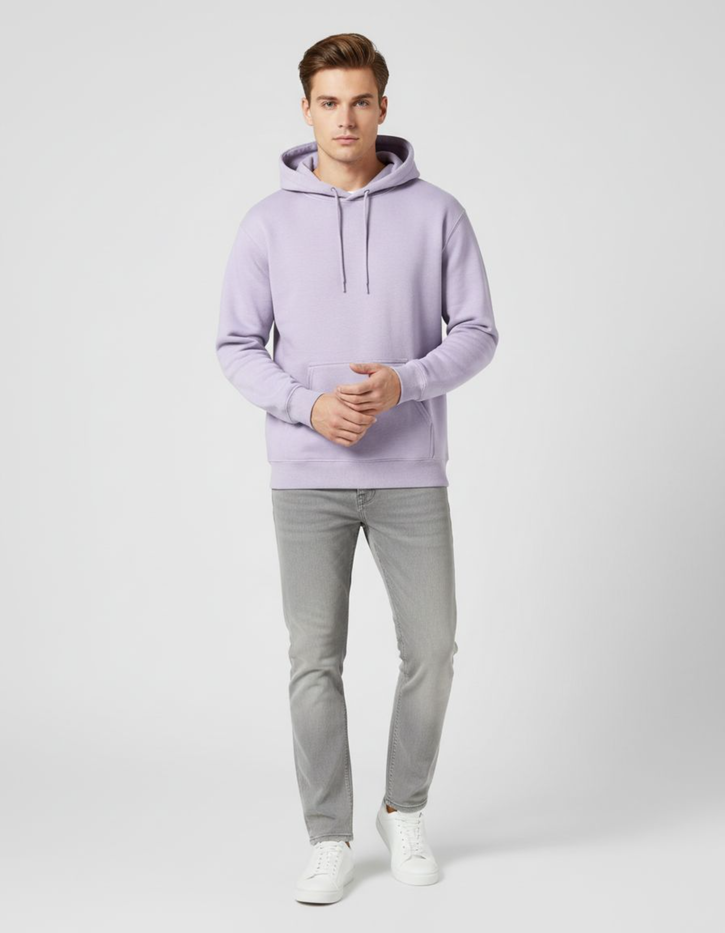 Solid Lavender Hoodie
