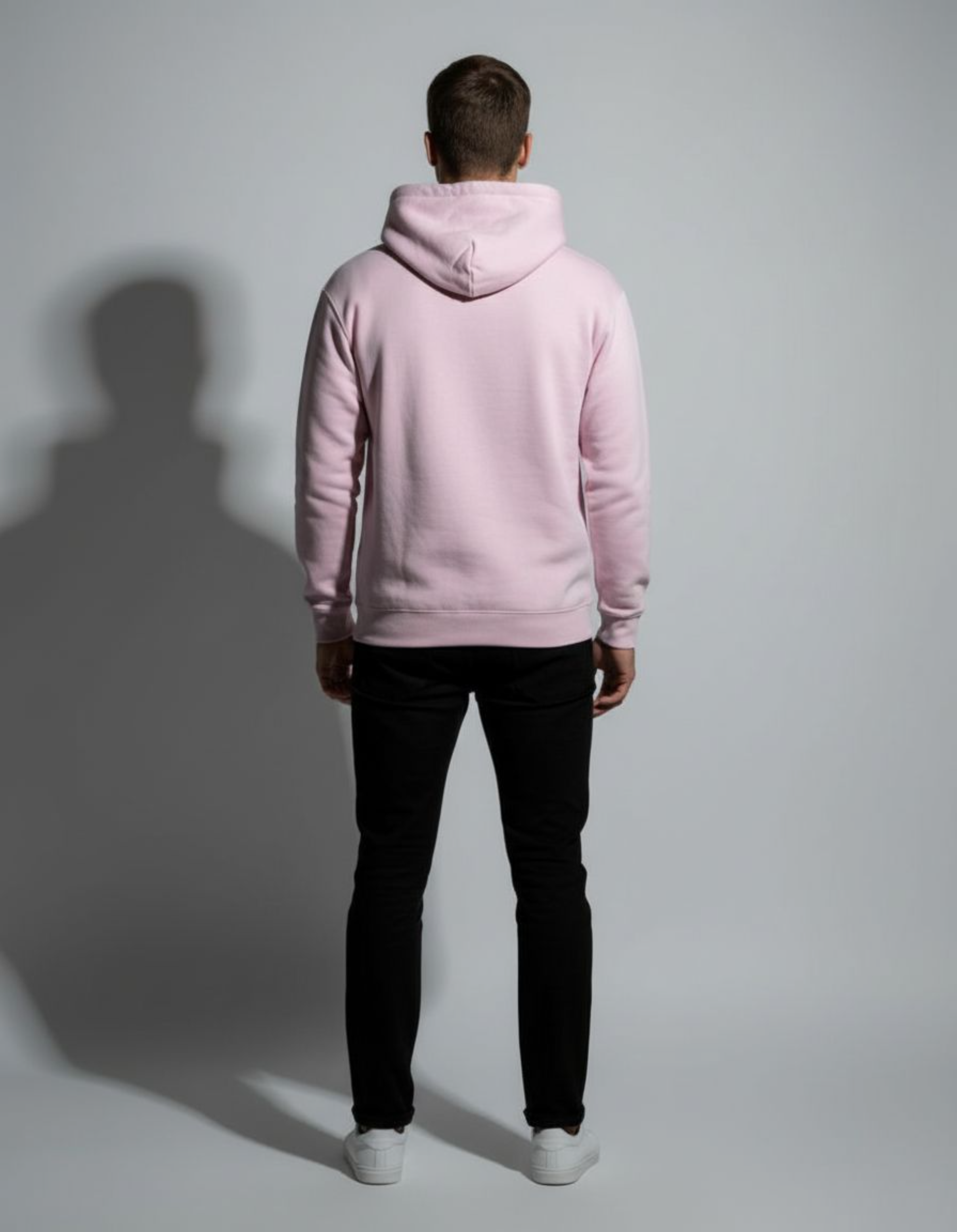 Solid Light Pink Hoodie