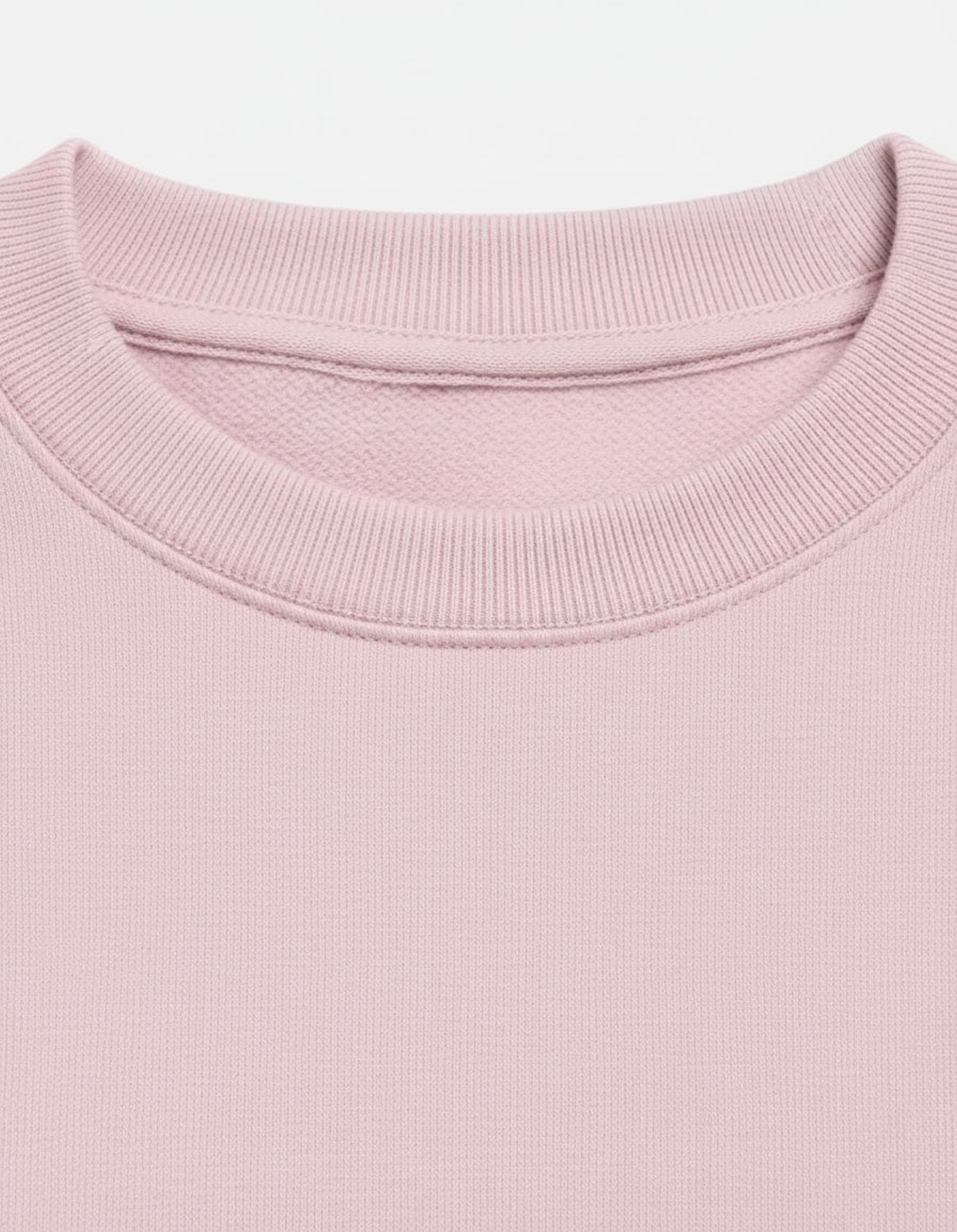 Solid Light Pink Sweatshirt