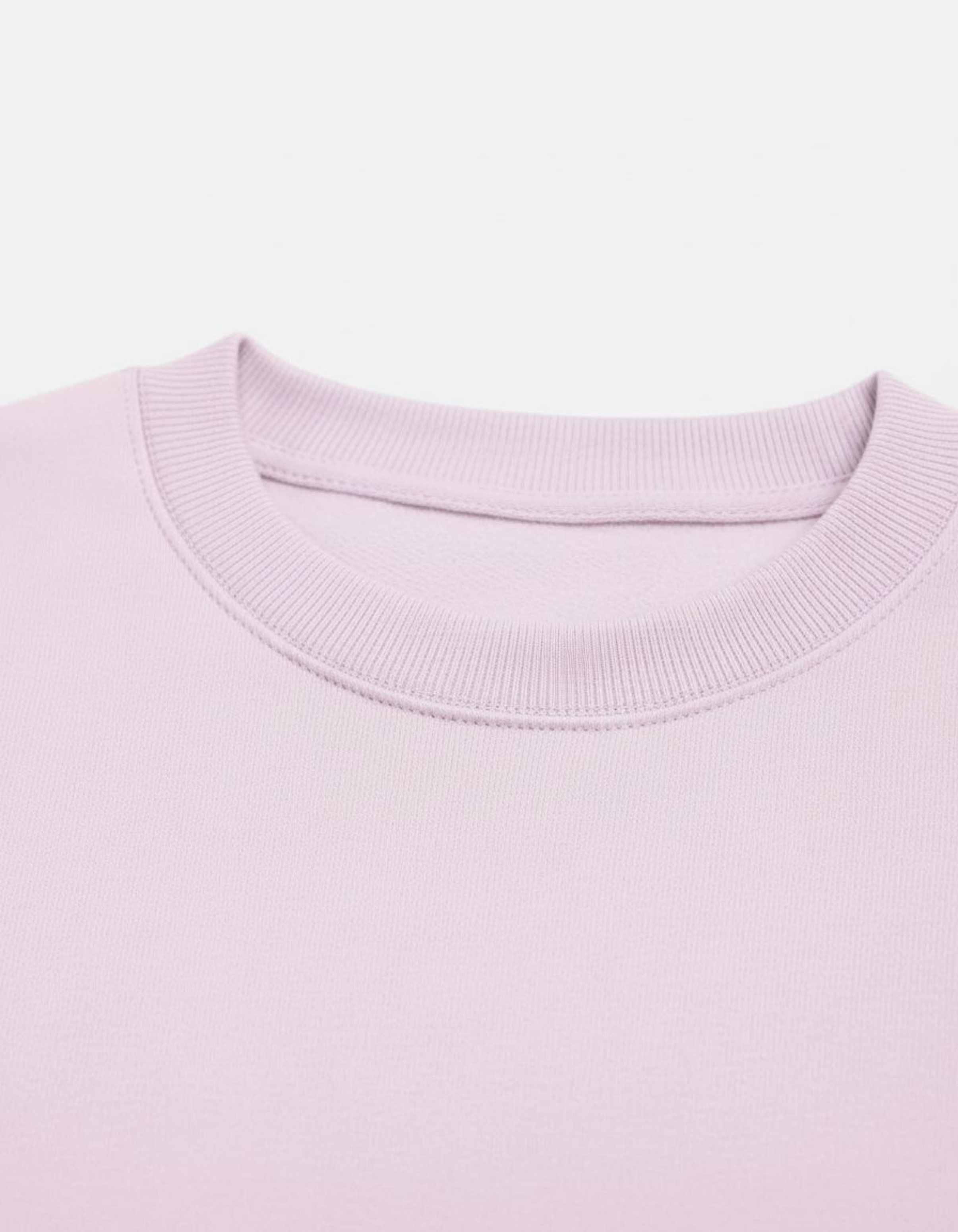 Solid Light Pink Oversized Sweatshirt