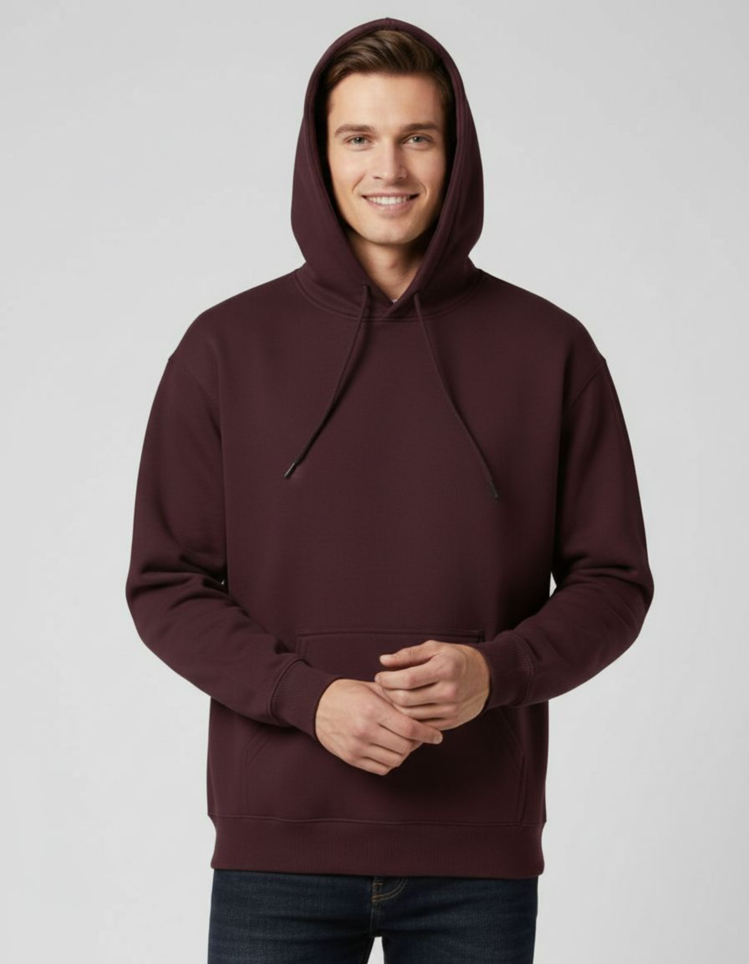 Solid Maroon Hoodie