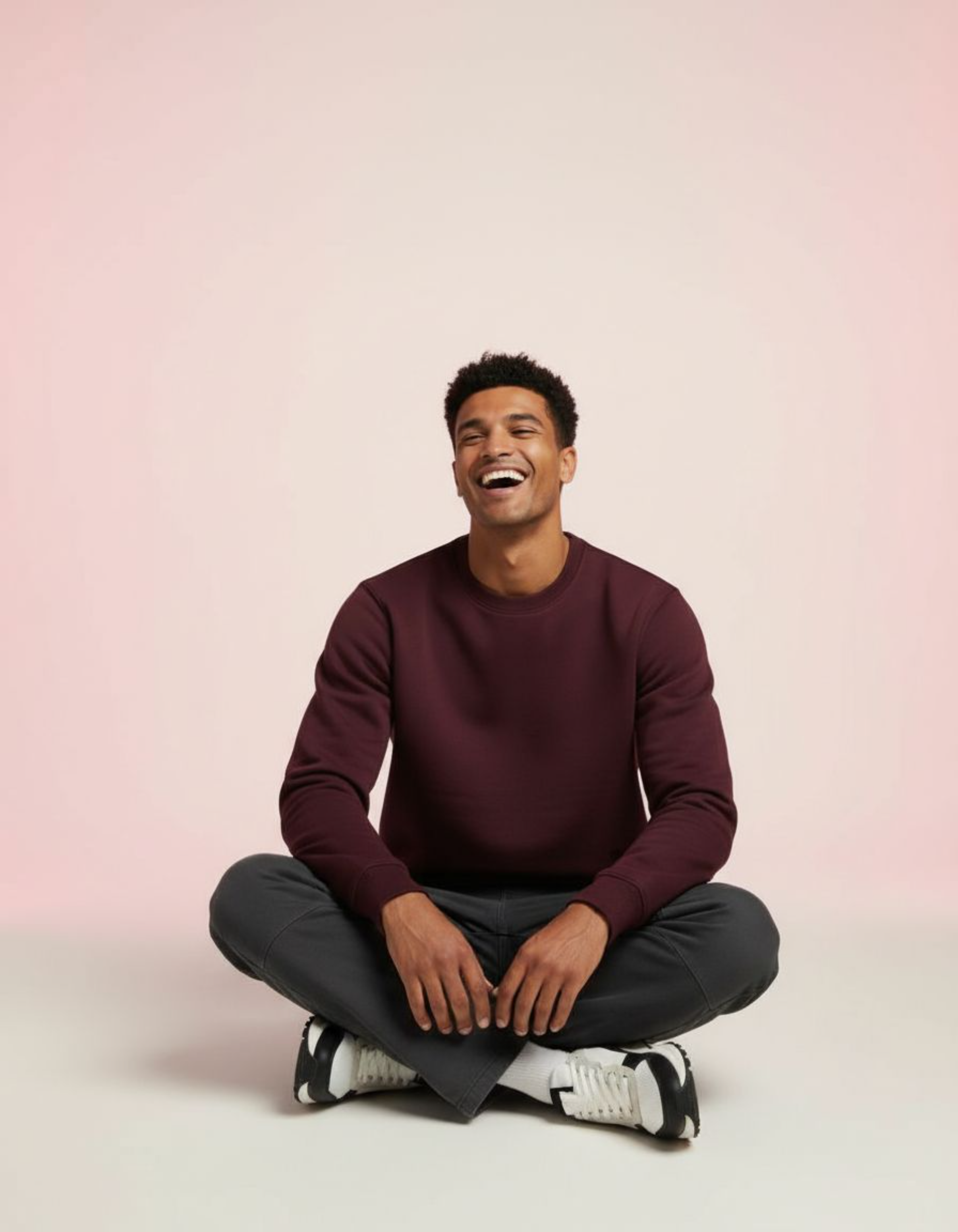 Solid Maroon Sweatshirt