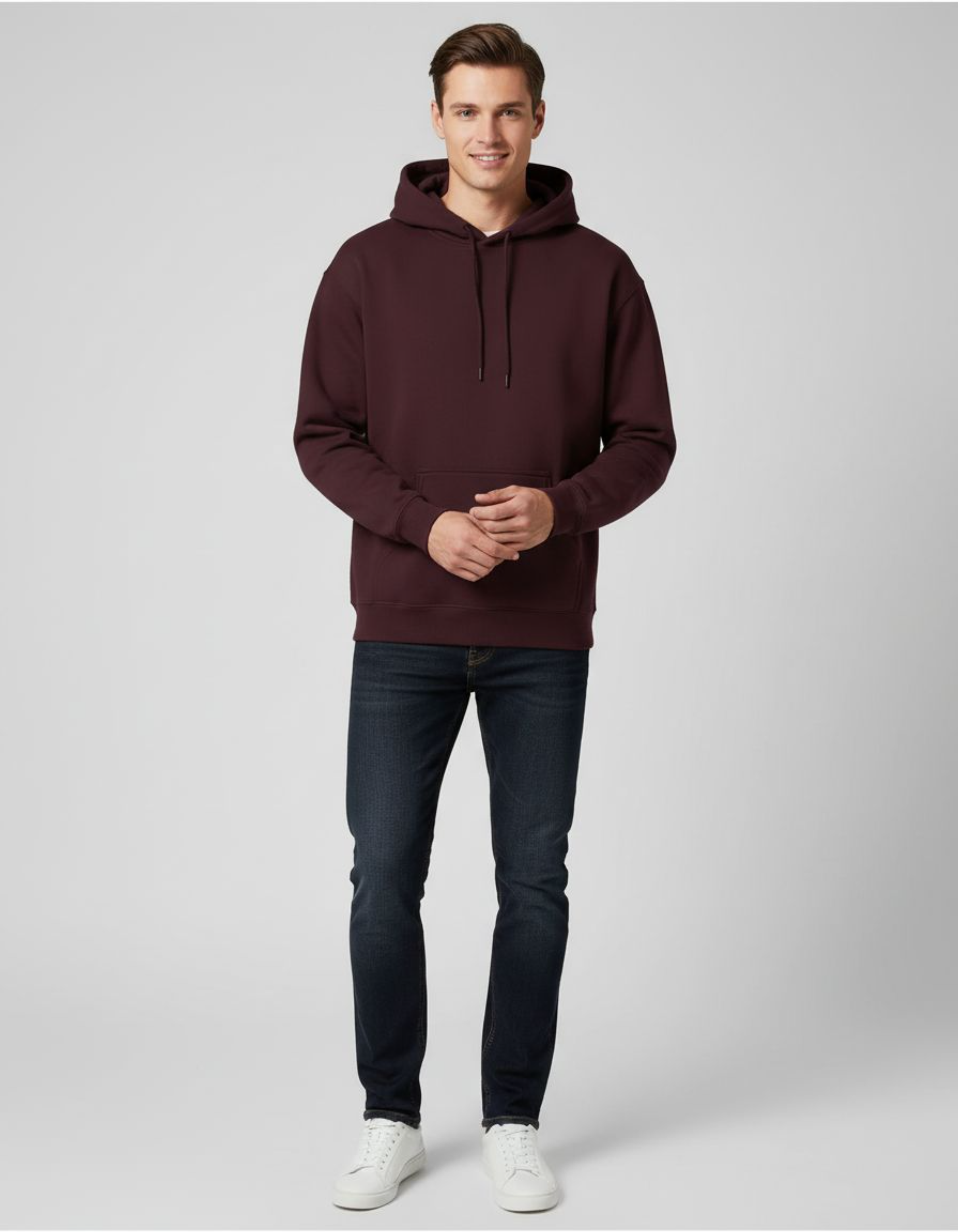 Solid Maroon Hoodie