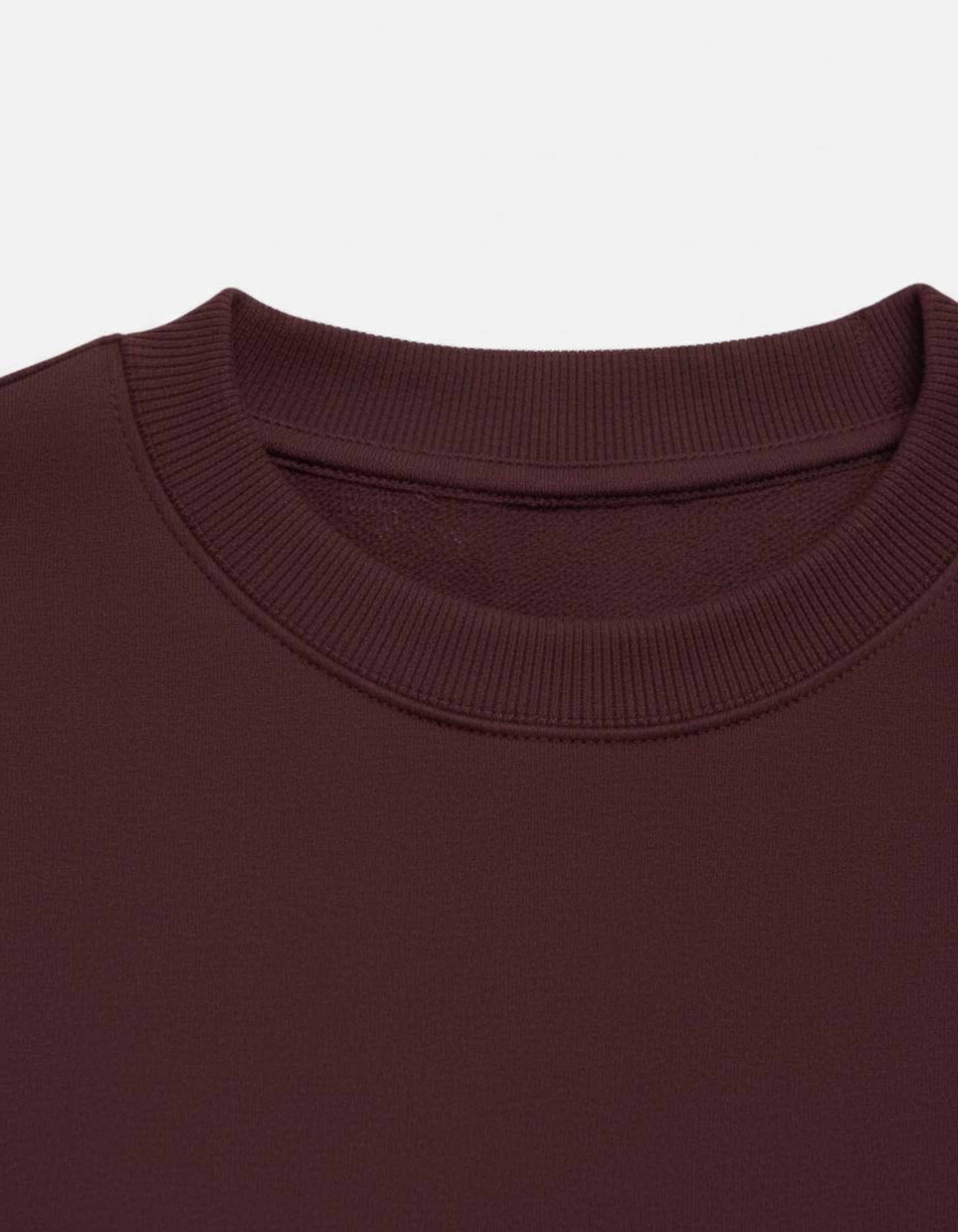 Solid Maroon Sweatshirt