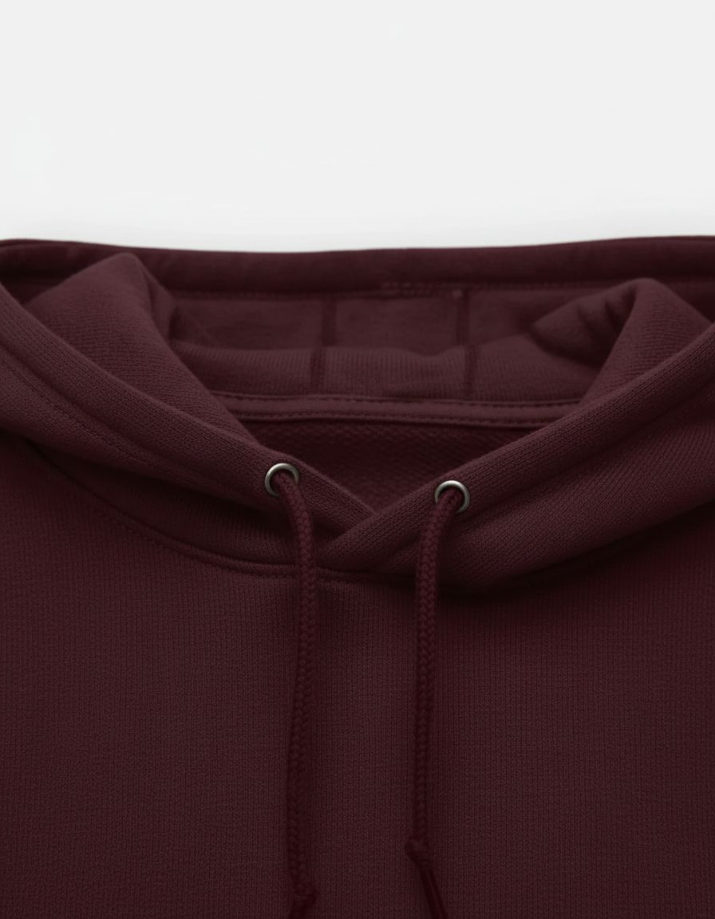 Basic Maroon Oversized Hoodie