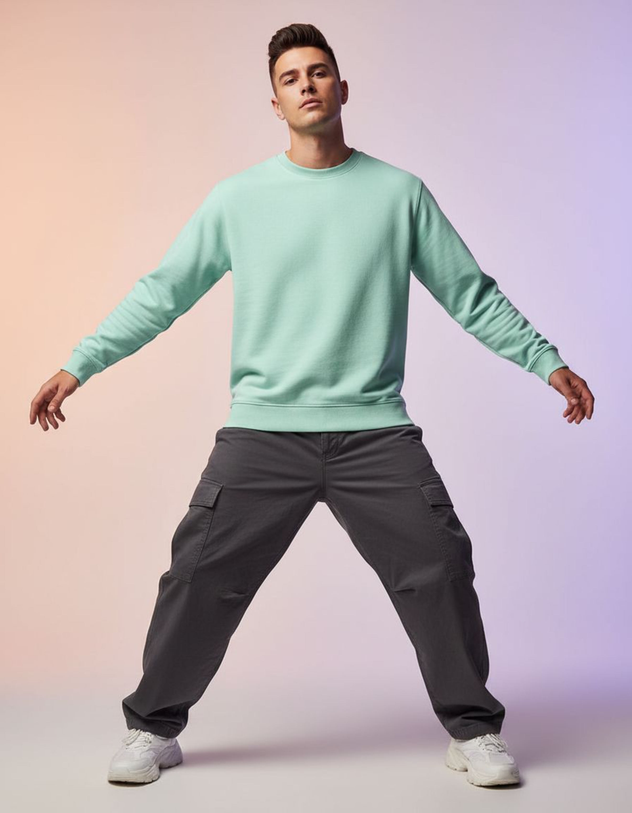Solid Mint Sweatshirt