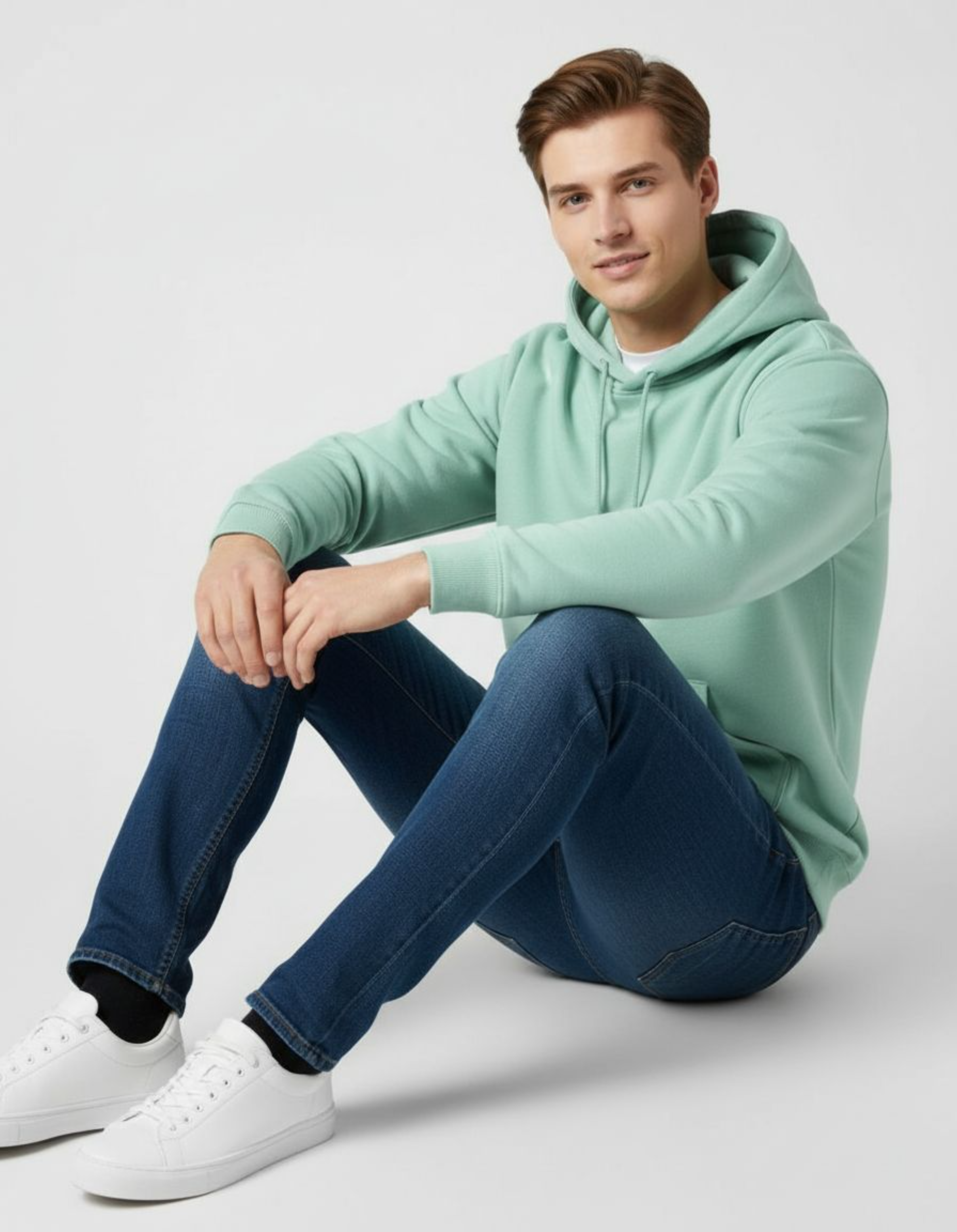 Solid Mint Hoodie