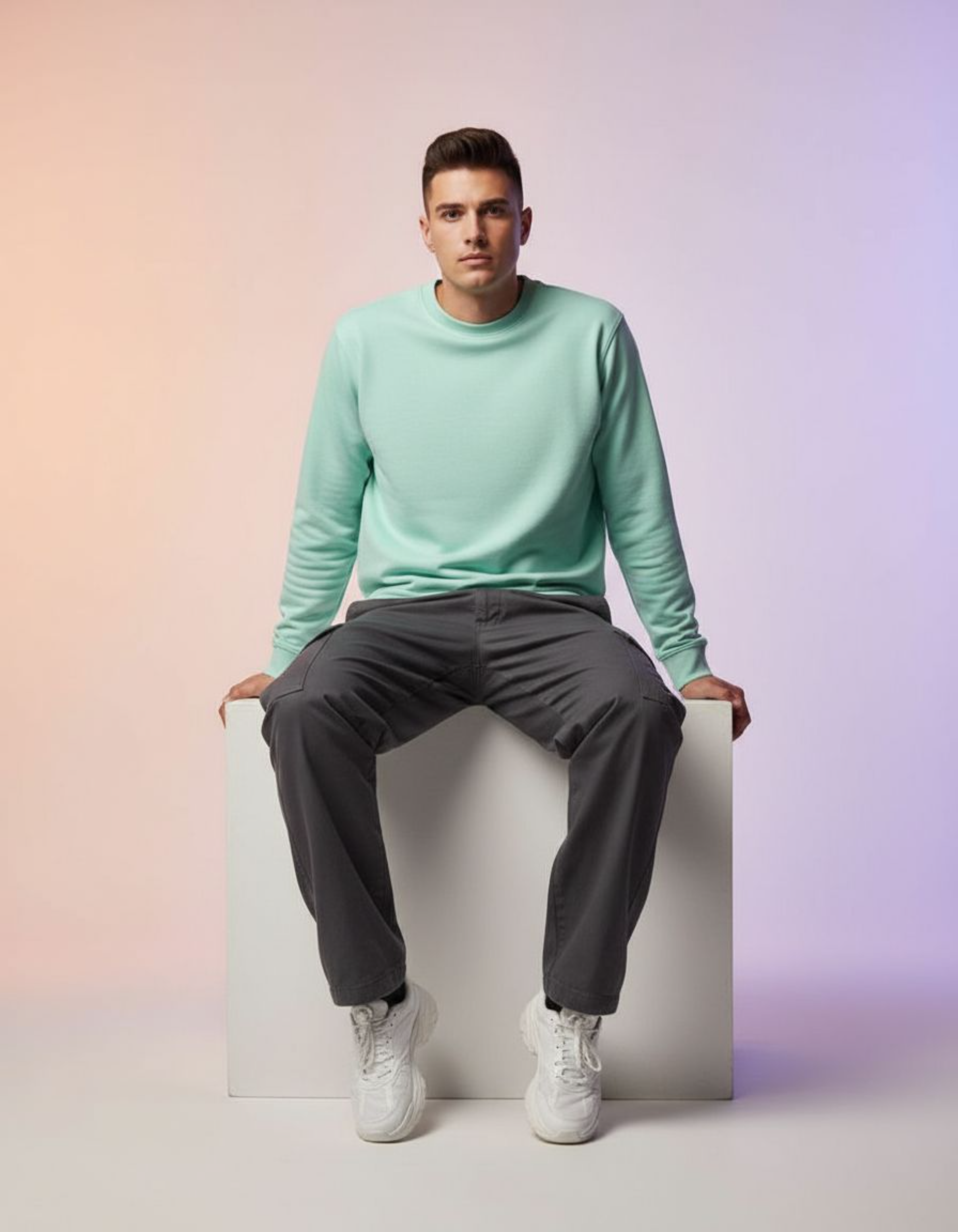 Solid Mint Sweatshirt