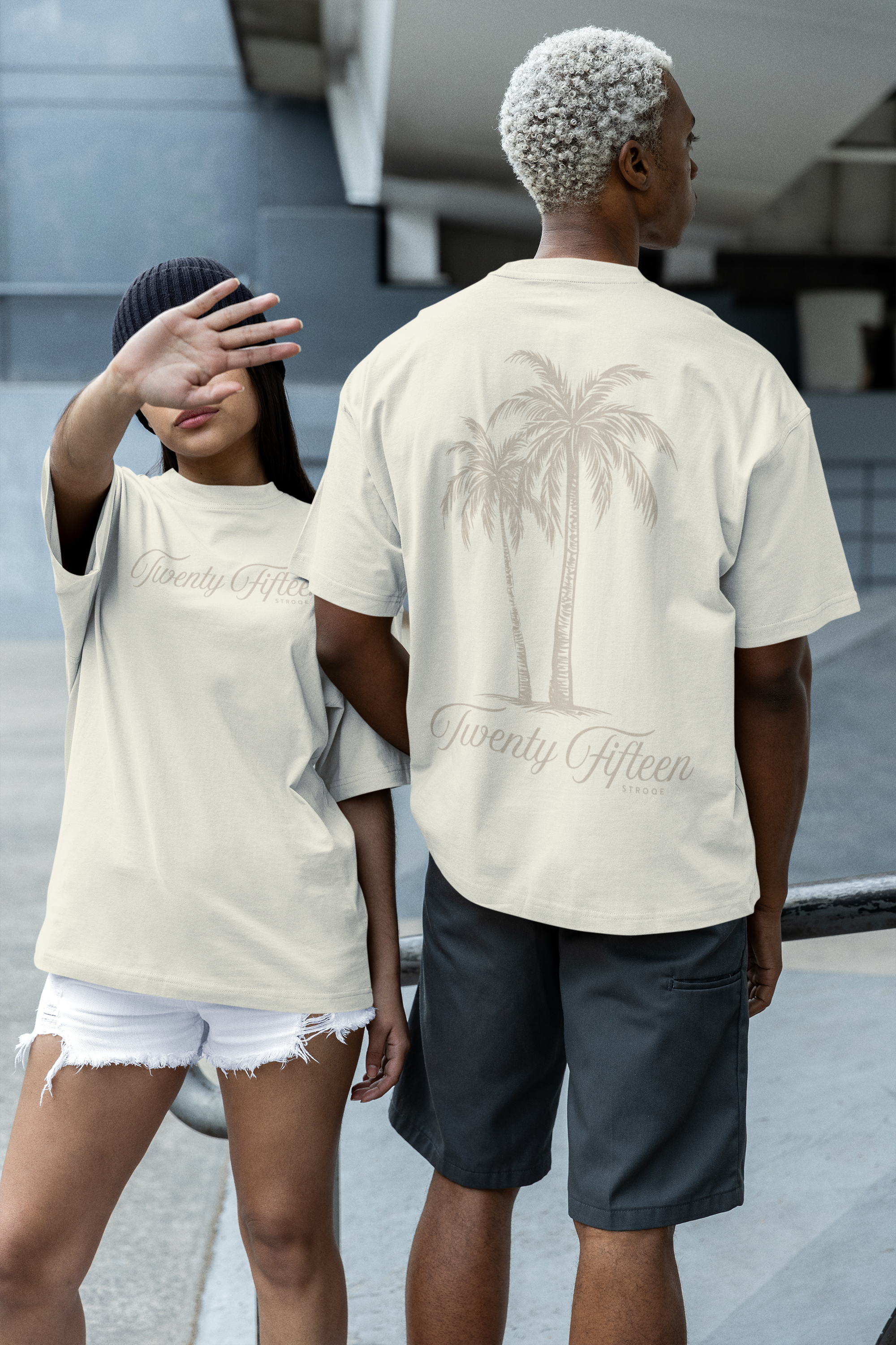 Off White Twenty Fifteen Oversized Printed T-Shirt
