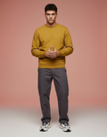 Solid Mustard Yellow Sweatshirt