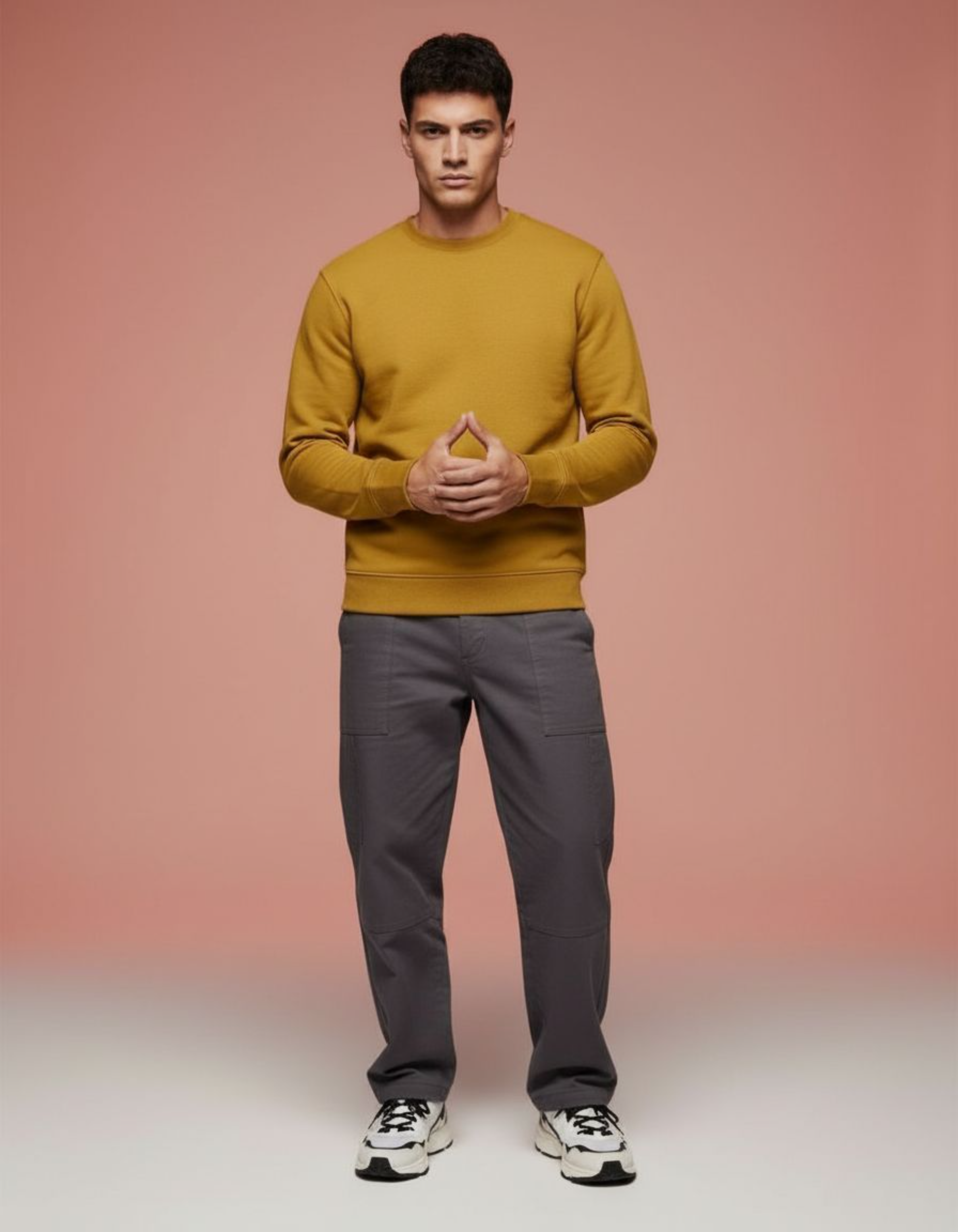 Solid Mustard Yellow Sweatshirt