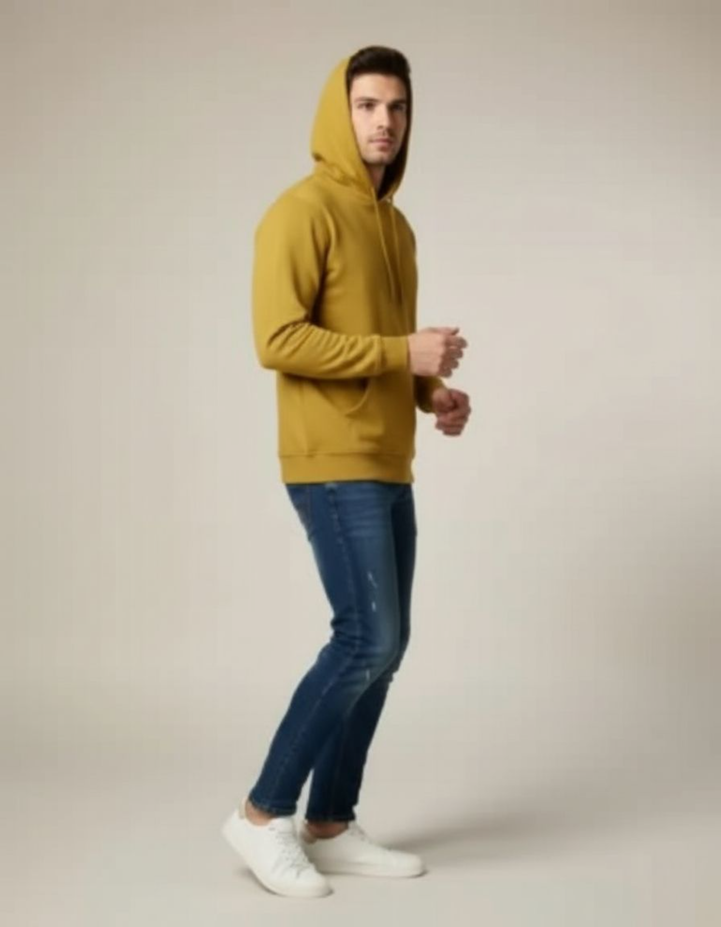 Solid Mustard Yellow Hoodie