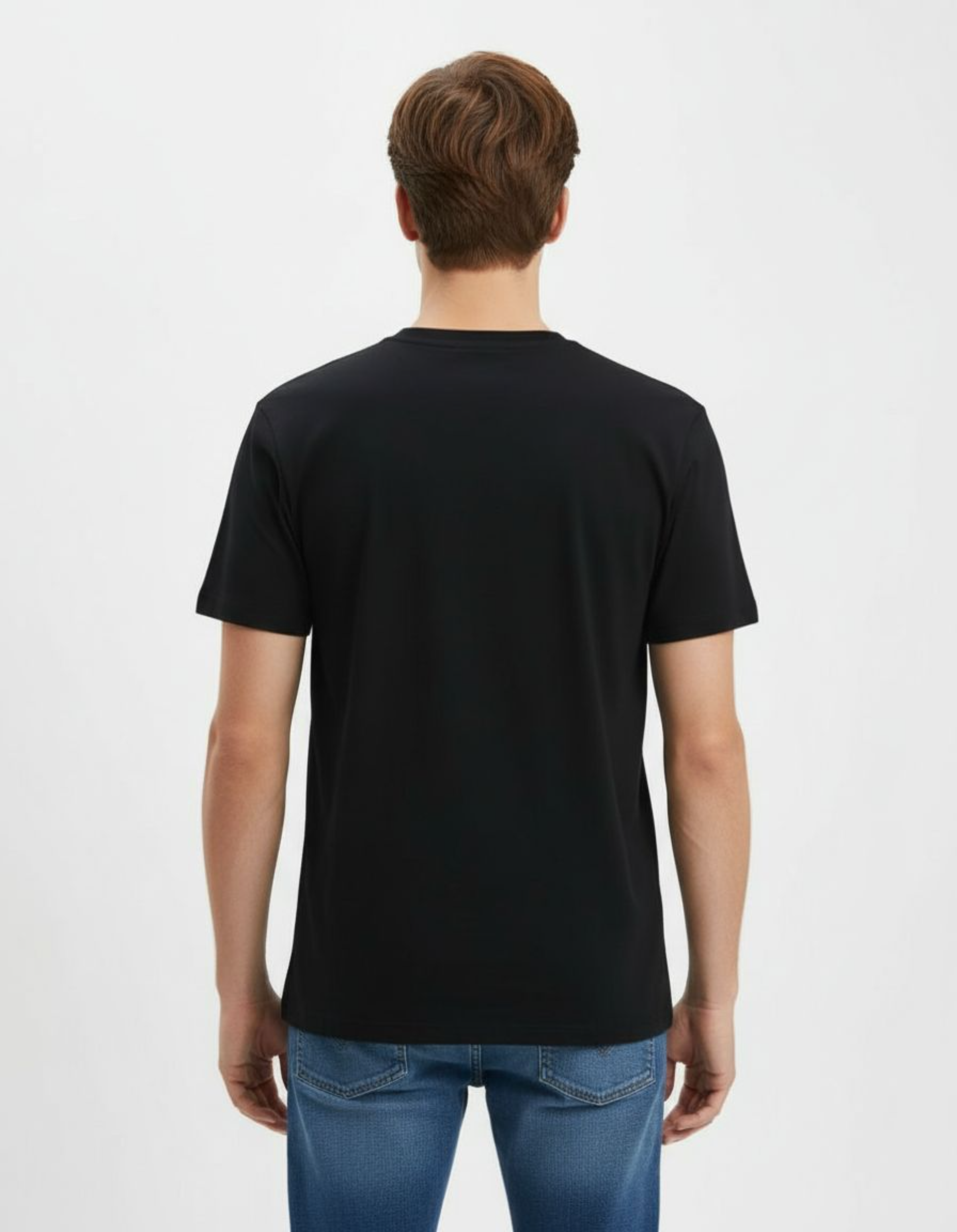 Solid Navy Blue Regular Fit T-Shirt