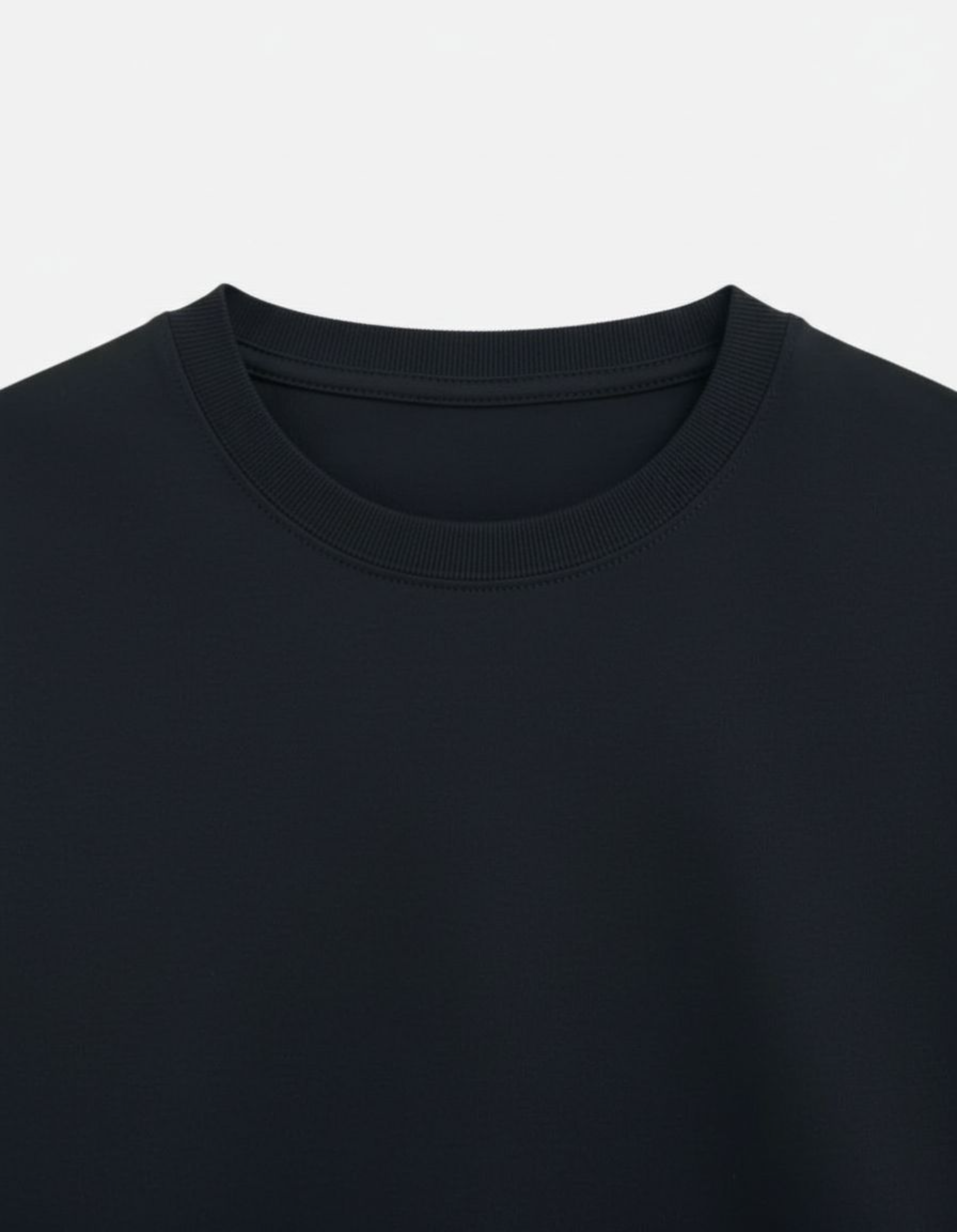 Solid Navy Blue Regular Fit T-Shirt