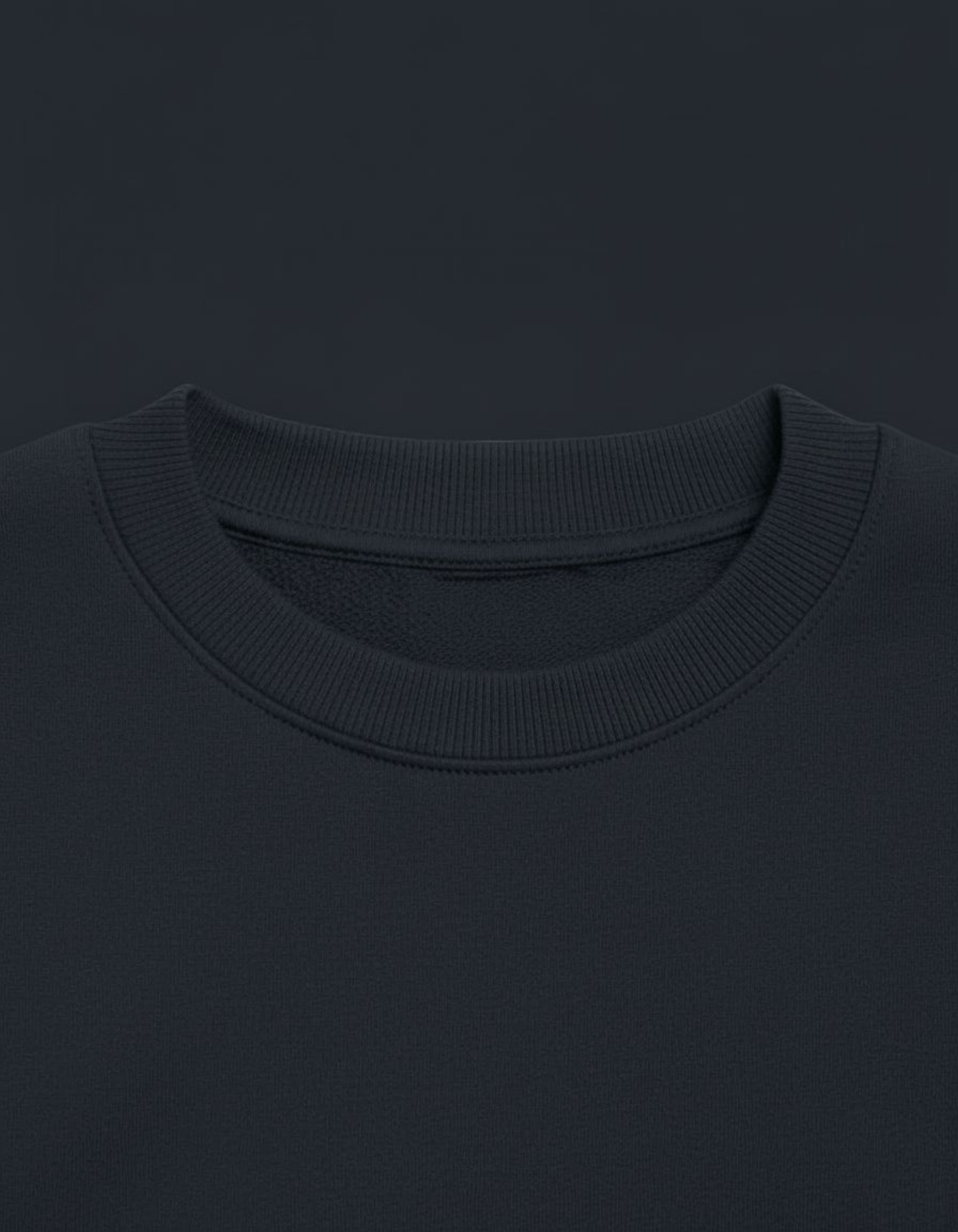 Solid Navy Blue Sweatshirt