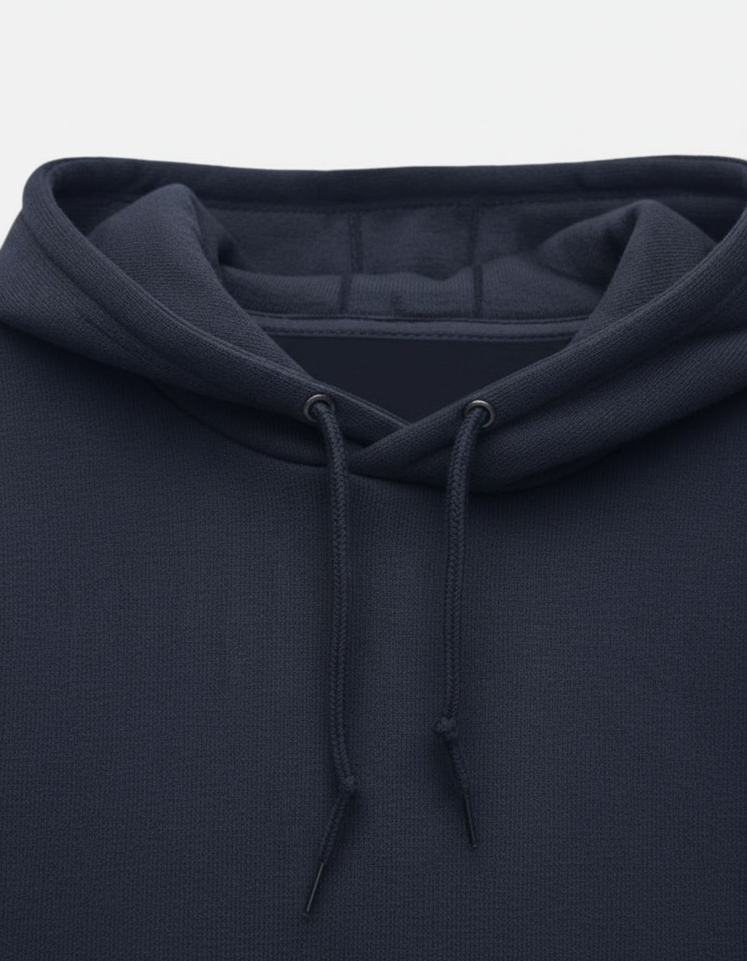 Basic Navy Blue Oversized Hoodie