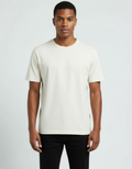 Solid Off White Regular Fit T-Shirt