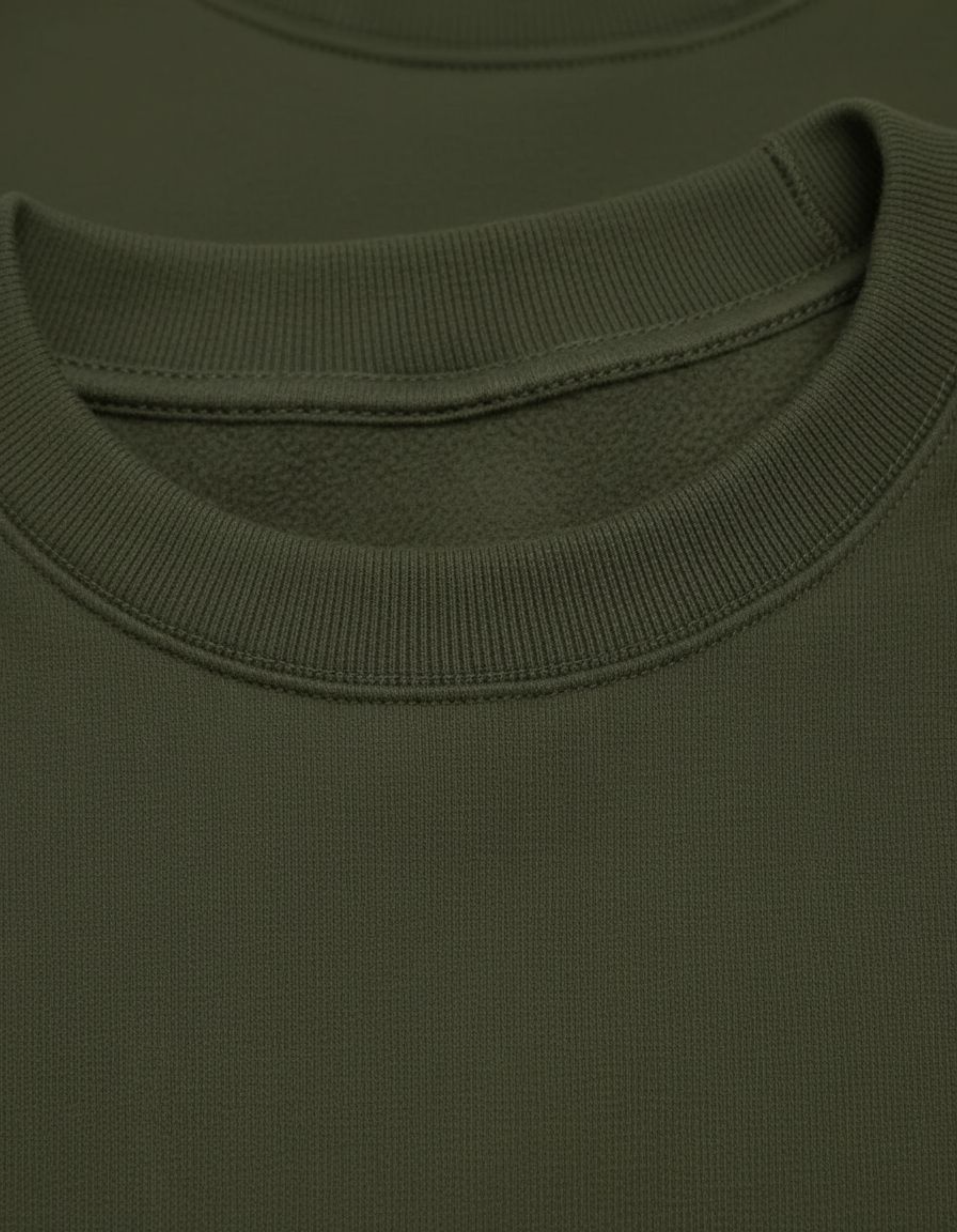 Solid Olive Green Sweatshirt