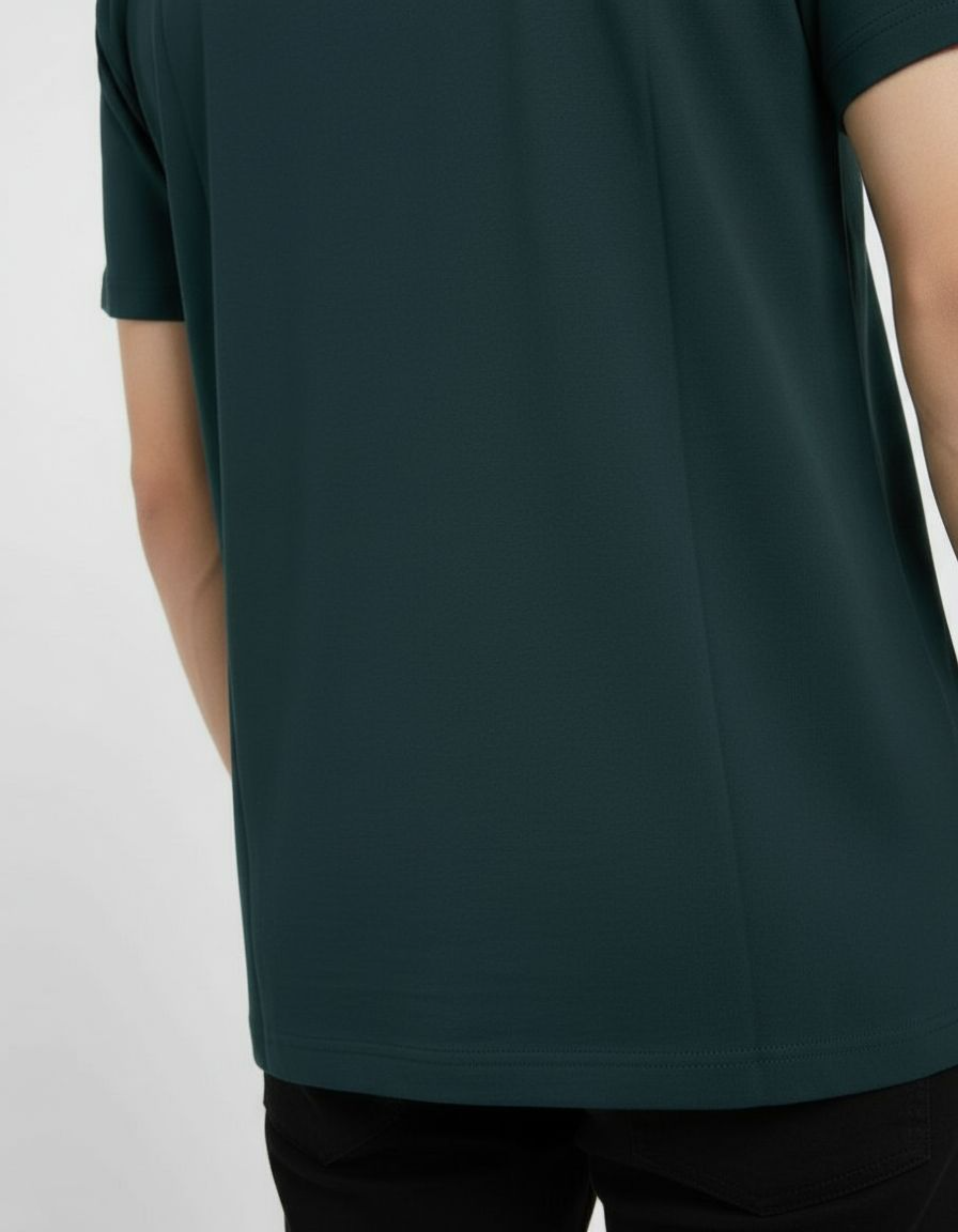 Solid Petrol Blue Regular Fit T-Shirt