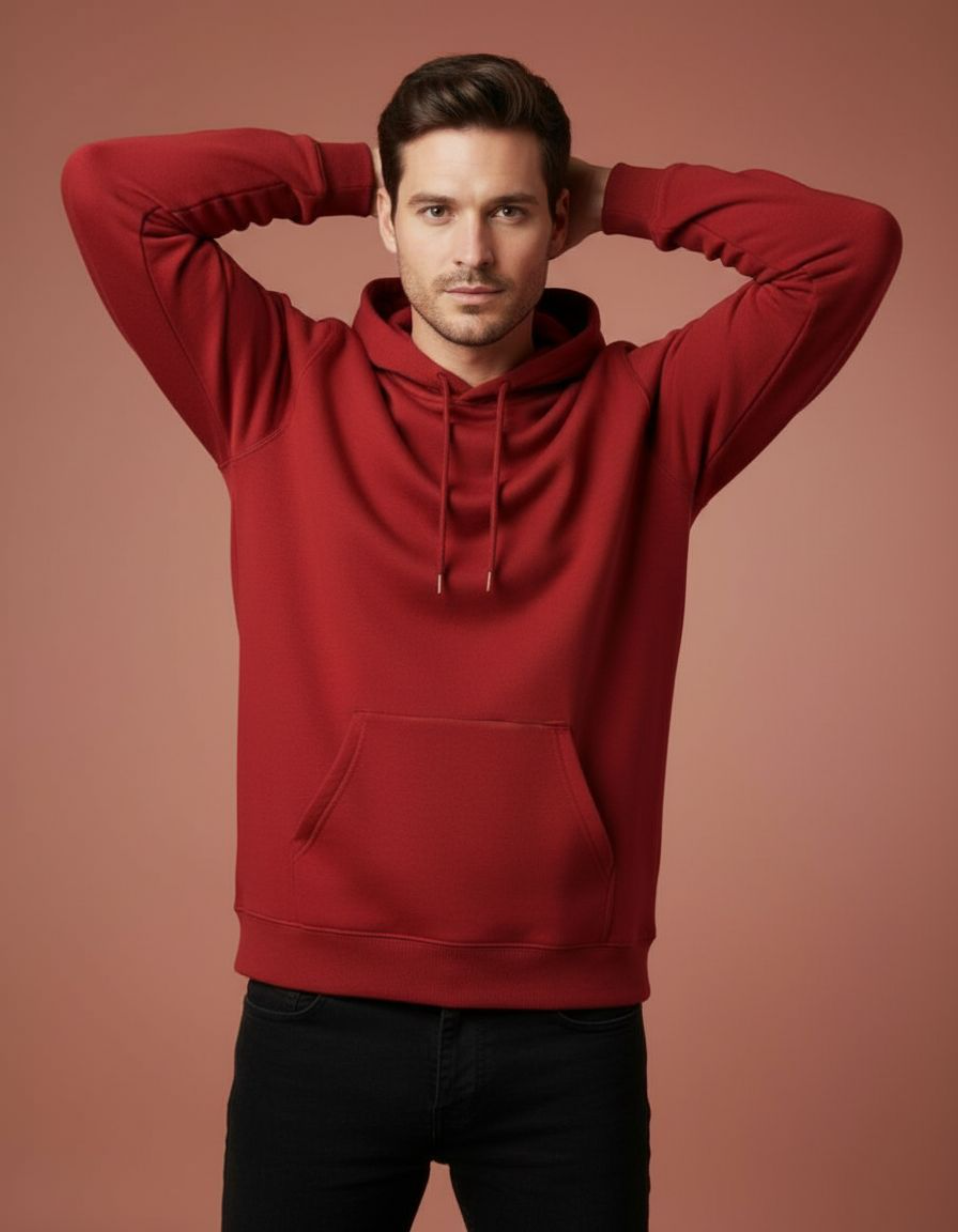 Solid Red Hoodie