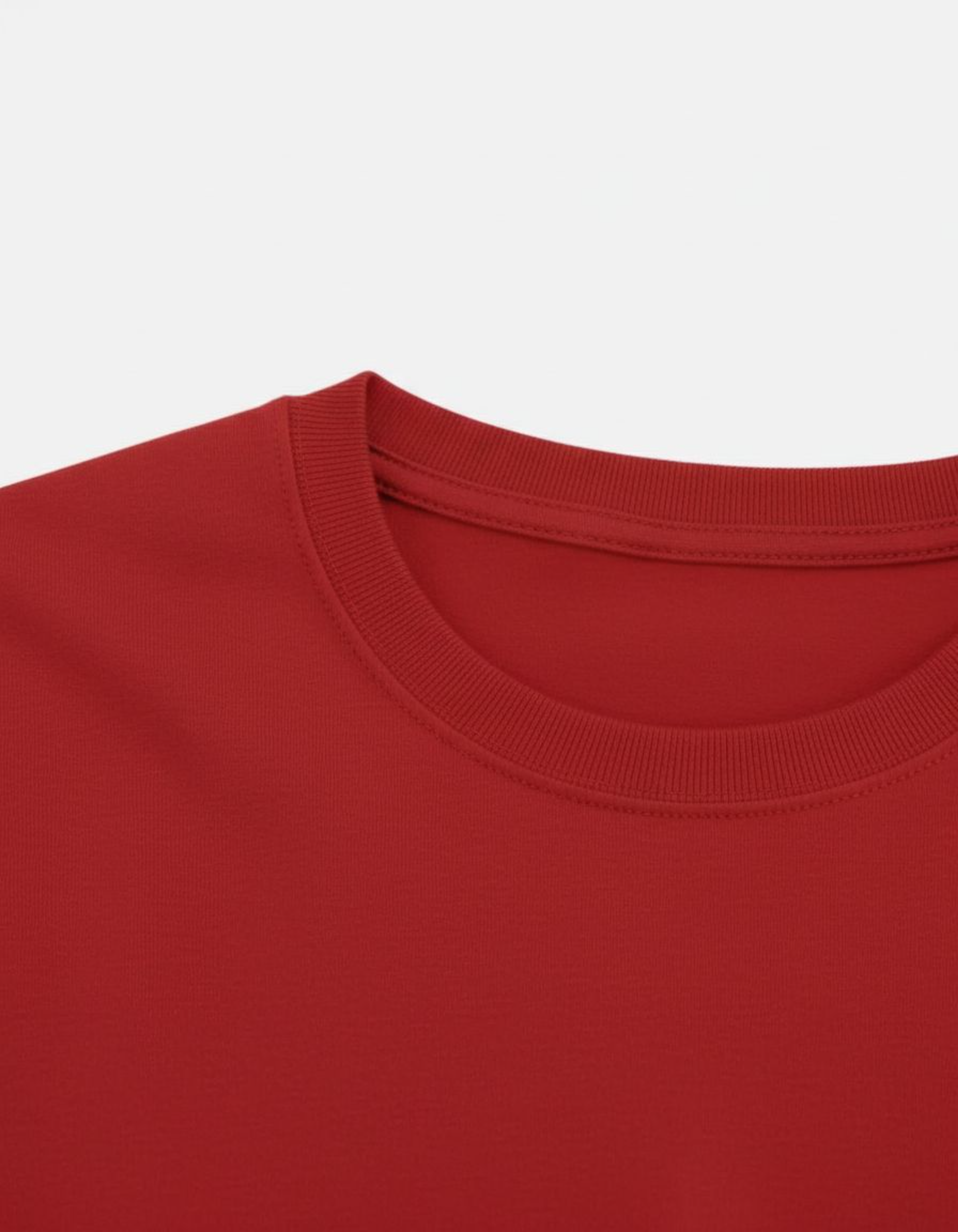 Solid Red Regular Fit T-Shirt