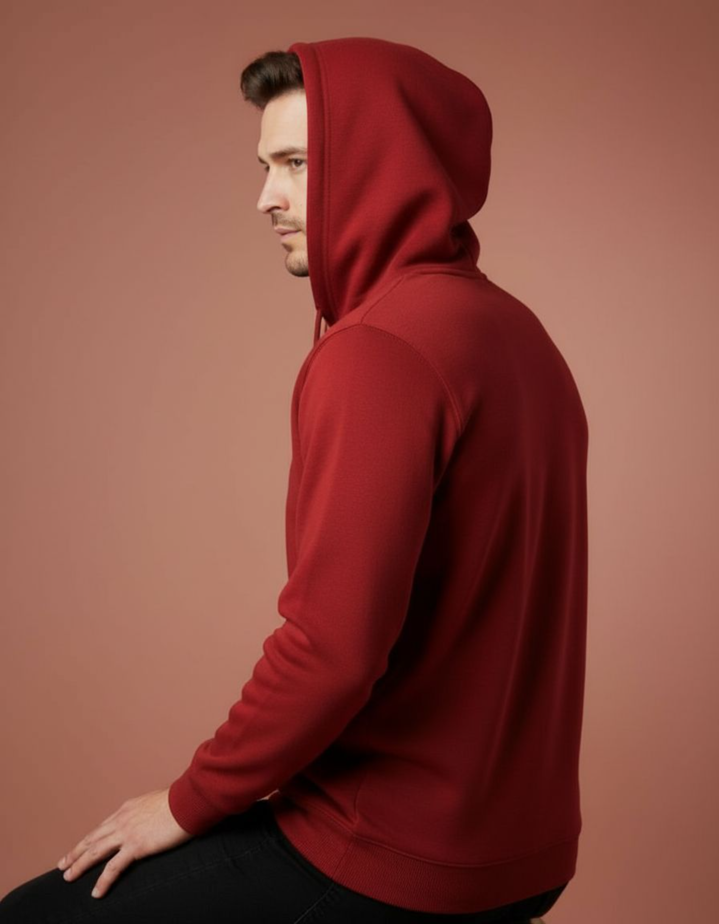 Solid Red Hoodie