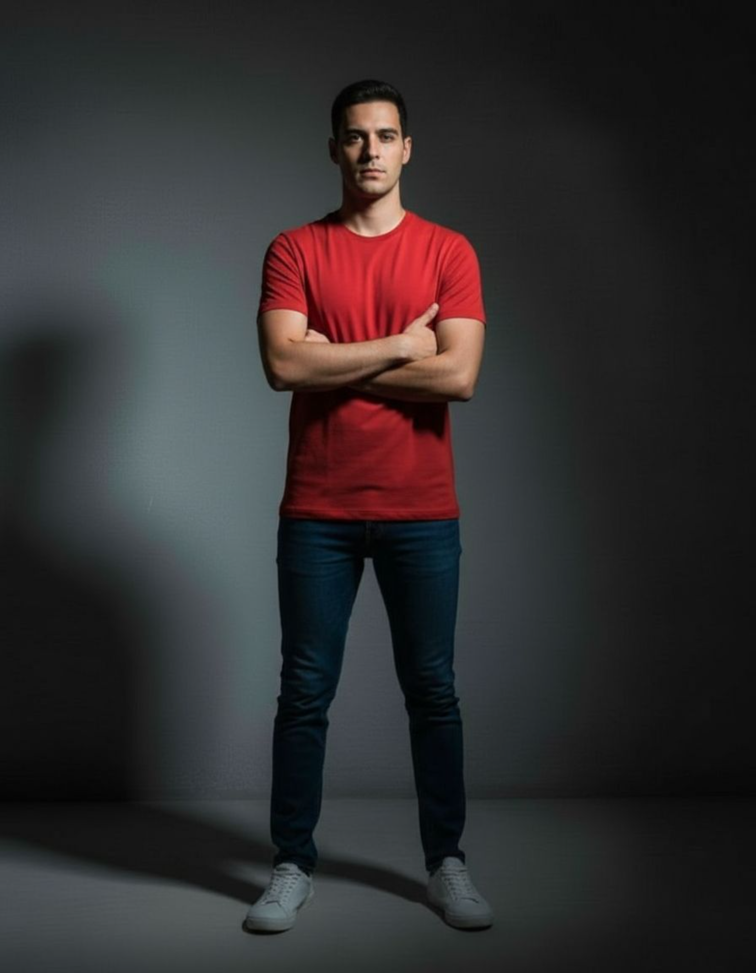 Solid Red Regular Fit T-Shirt