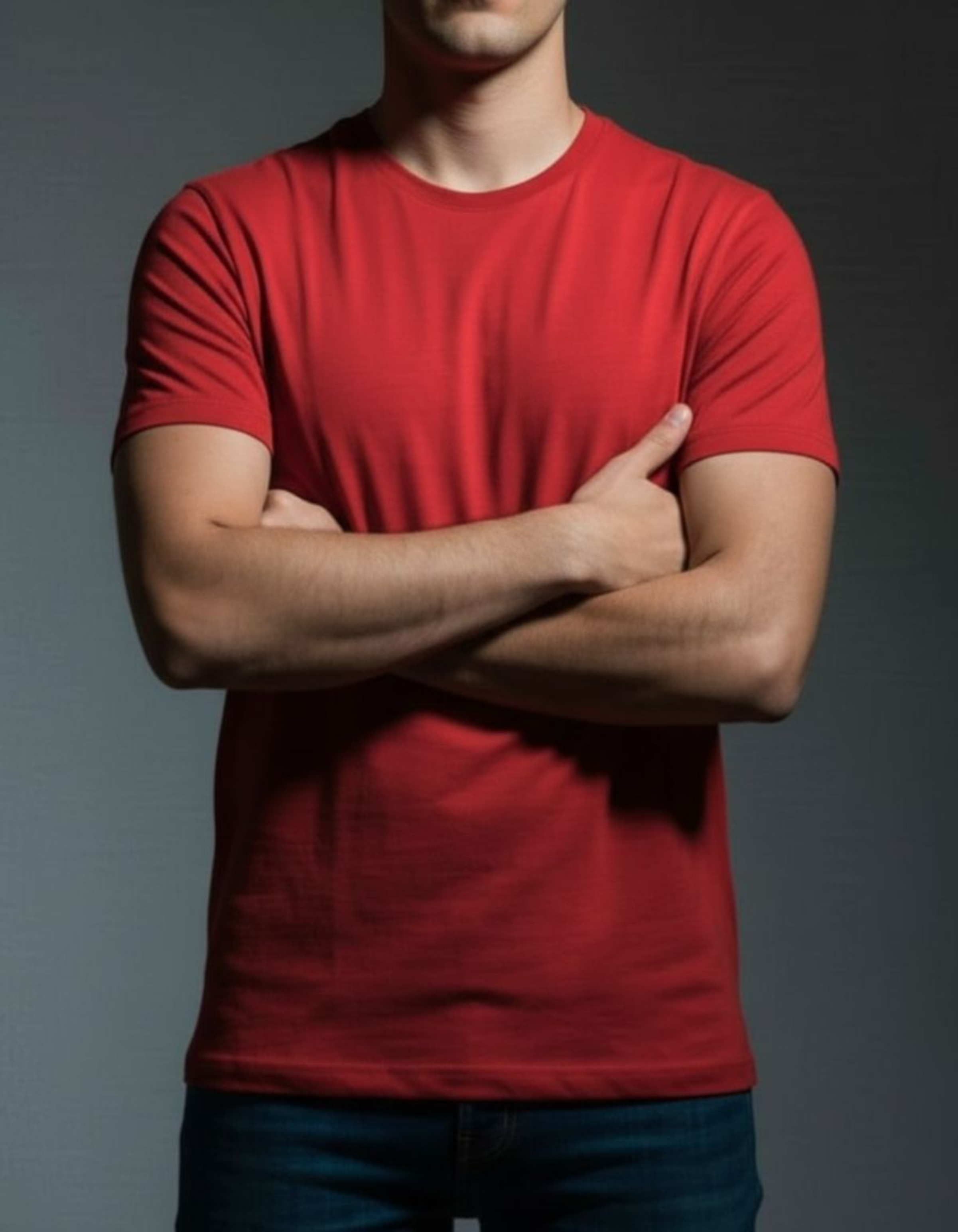Solid Red Regular Fit T-Shirt