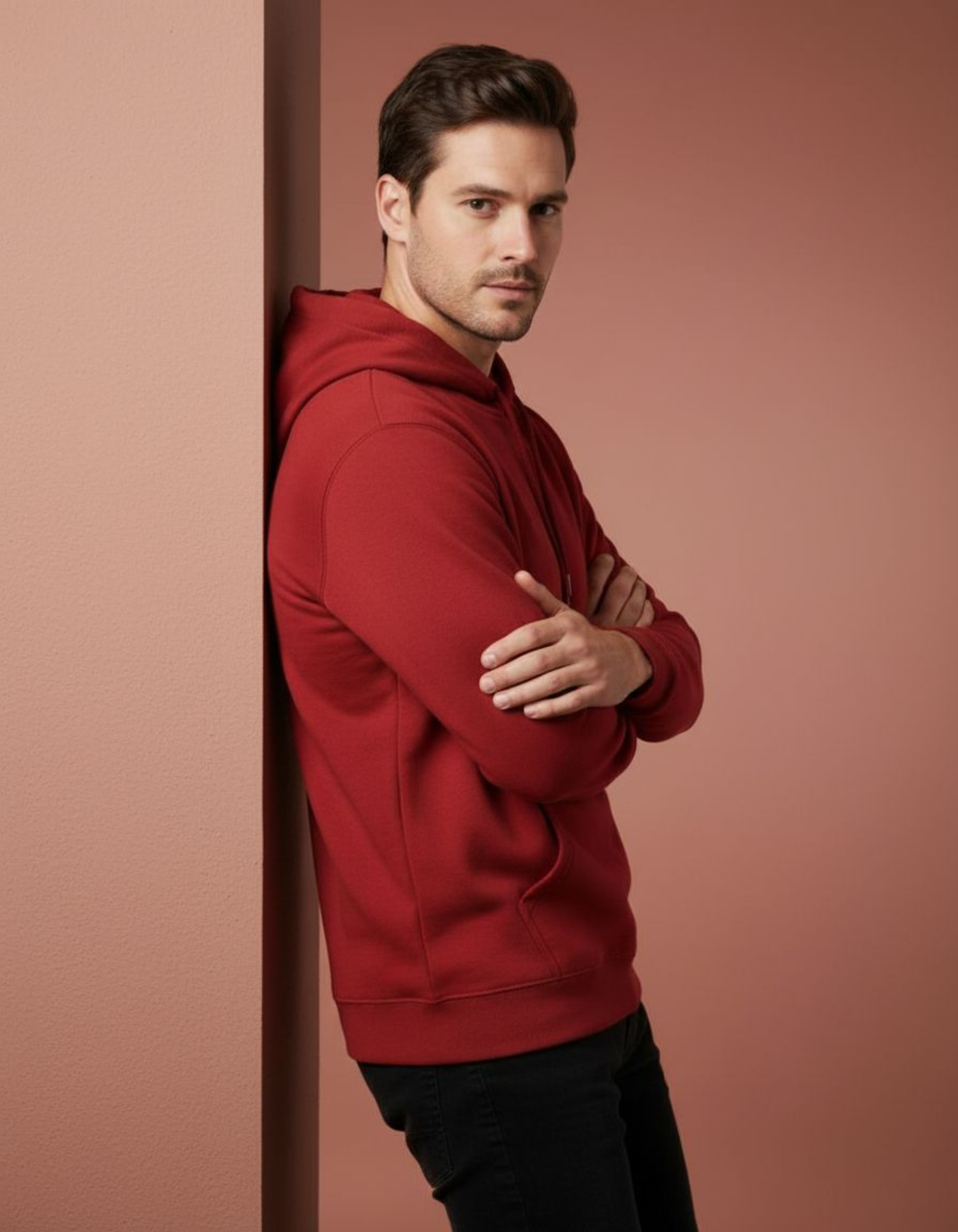 Solid Red Hoodie