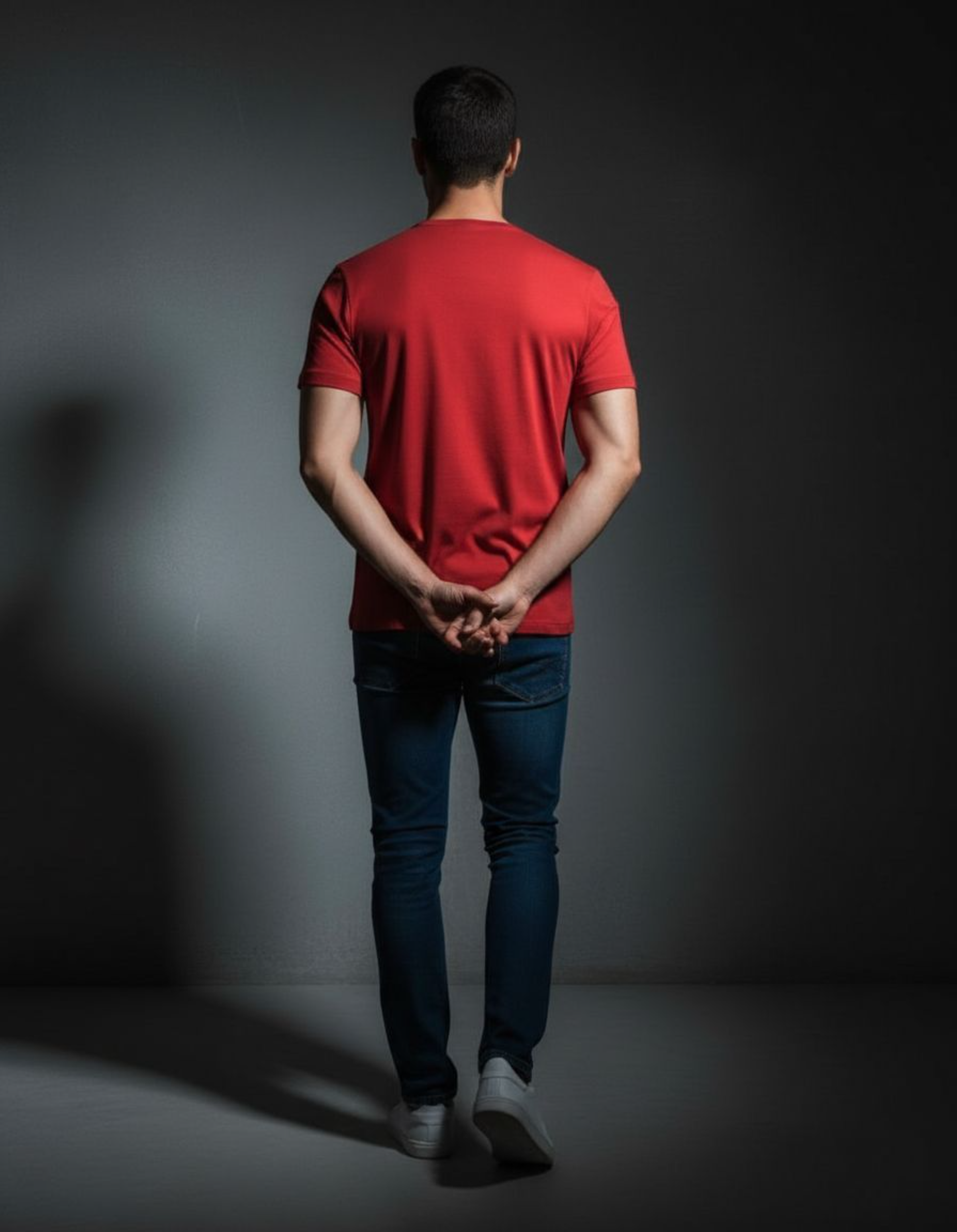 Solid Red Regular Fit T-Shirt