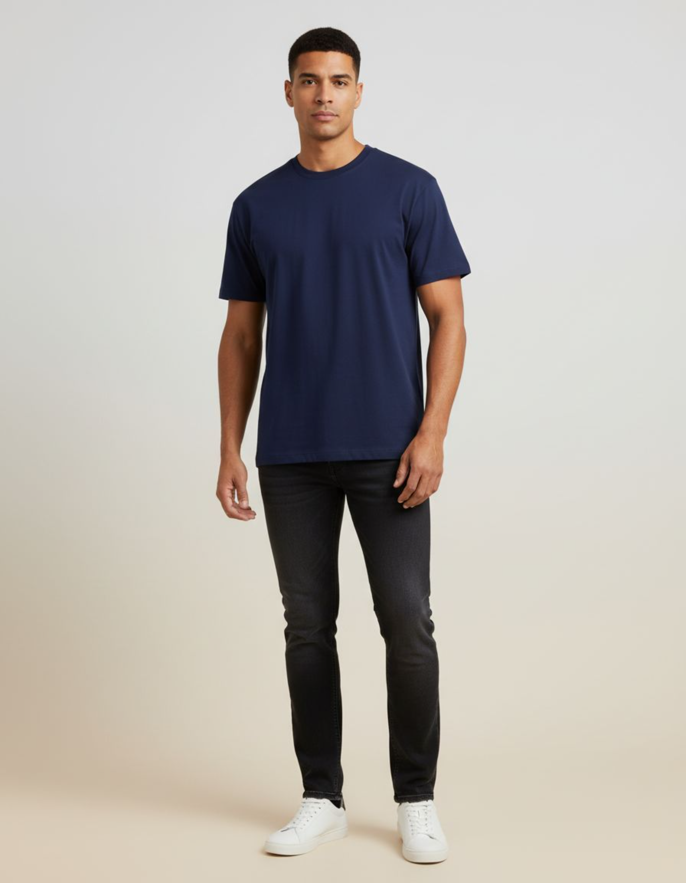 Solid Royal Blue Regular Fit T-Shirt