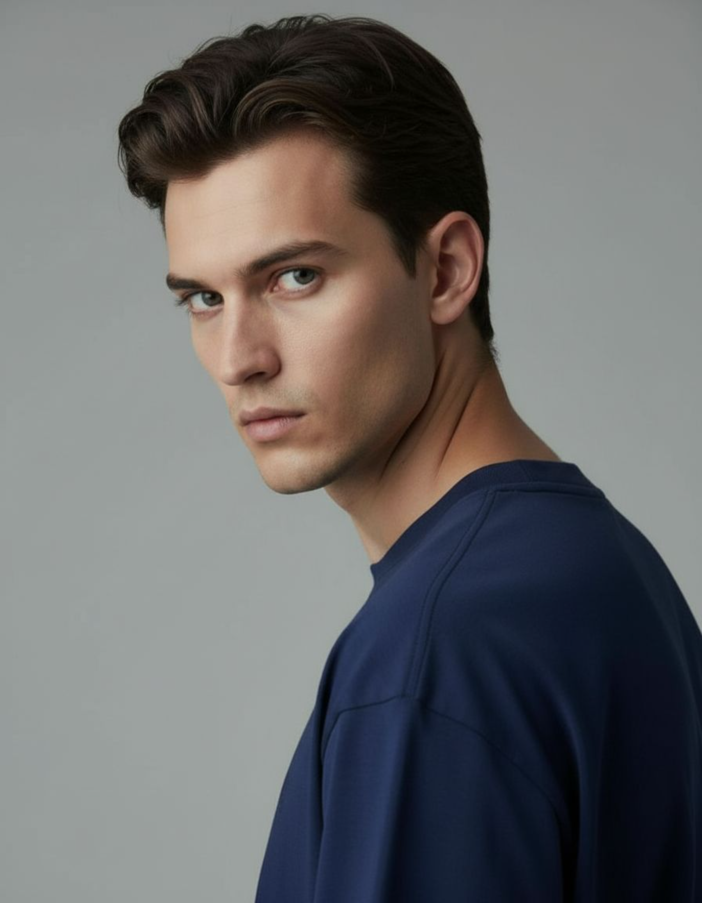 Solid Royal Blue Oversized T-Shirt