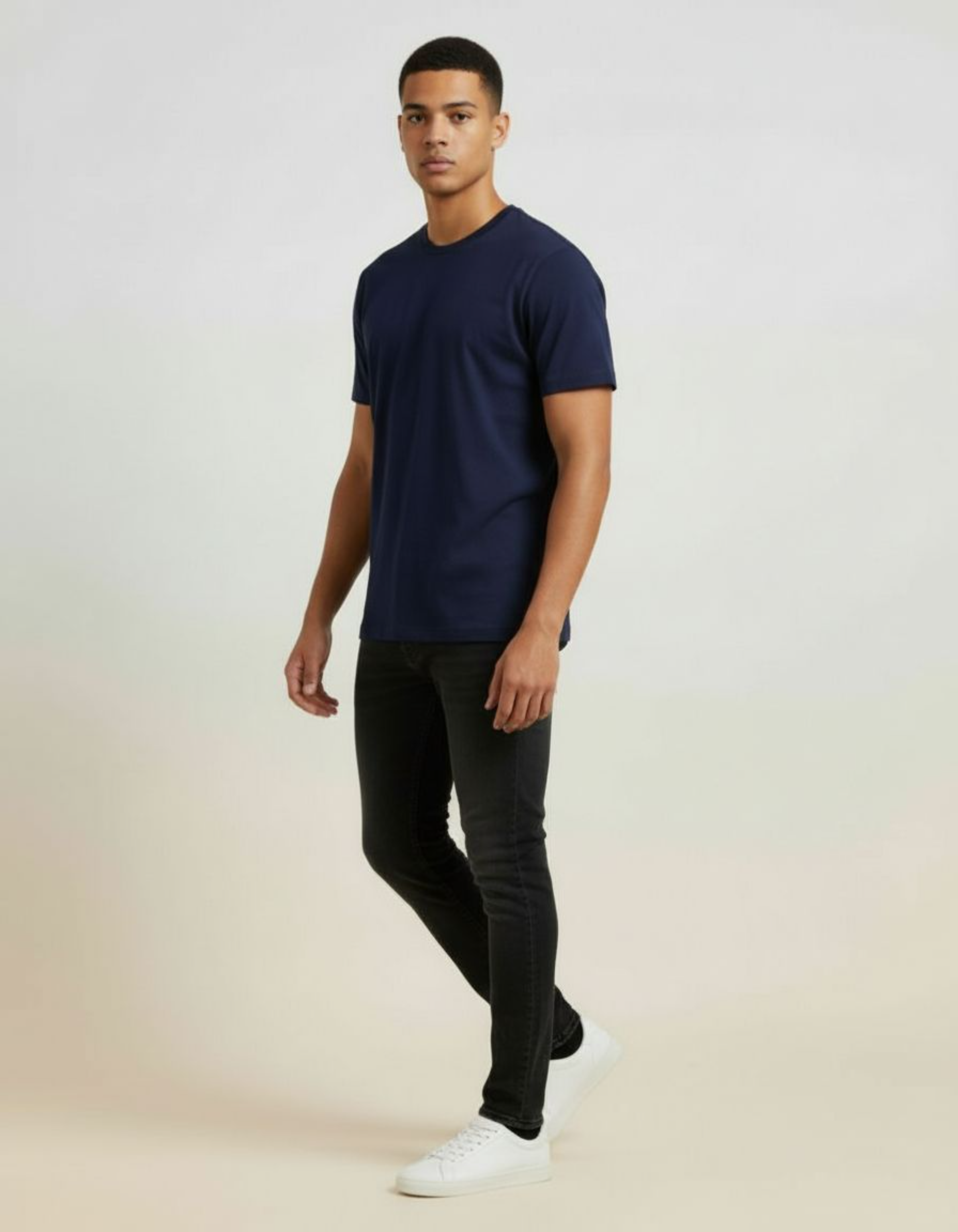 Solid Royal Blue Regular Fit T-Shirt
