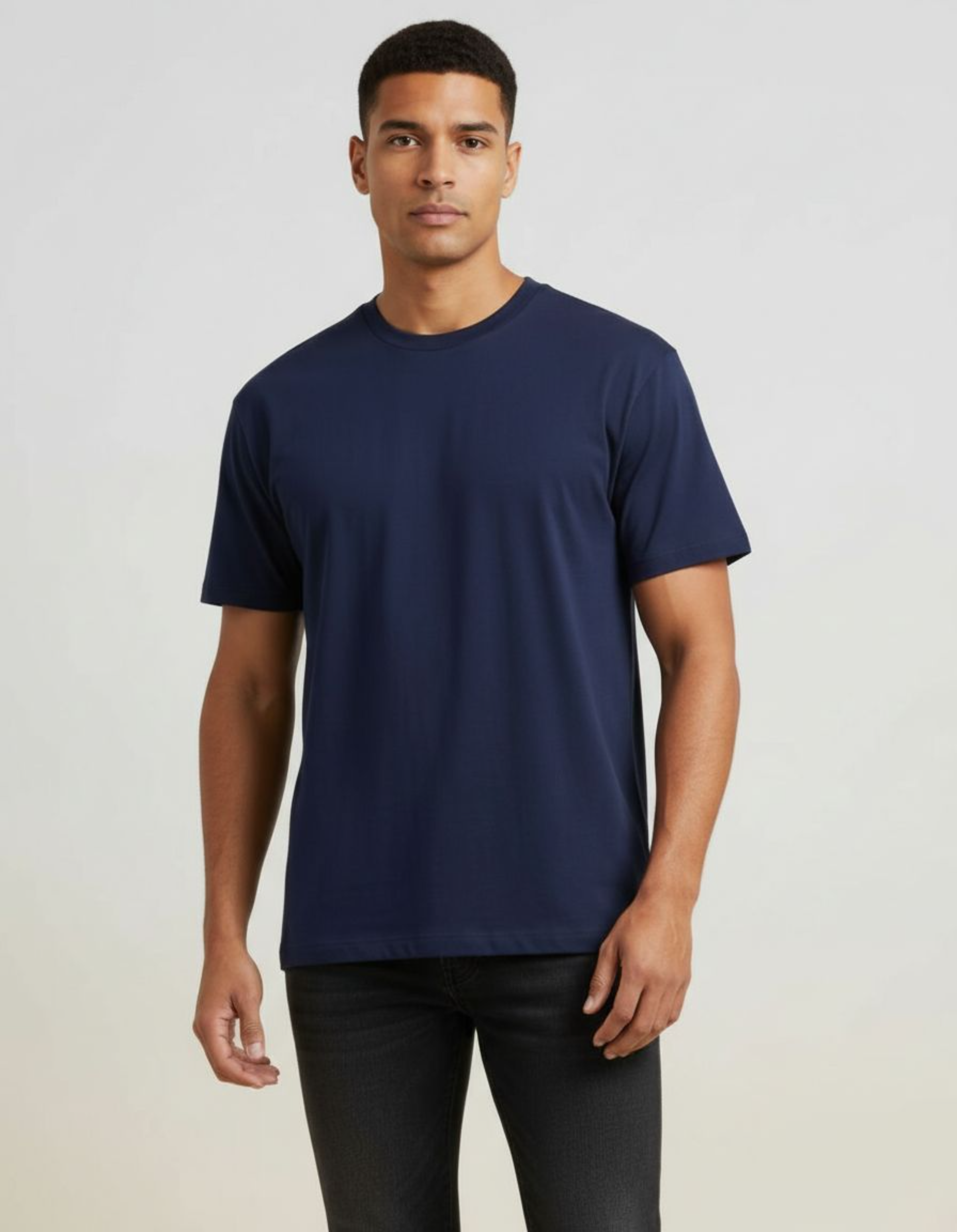 Solid Royal Blue Regular Fit T-Shirt
