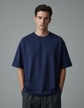 Solid Royal Blue Oversized T-Shirt
