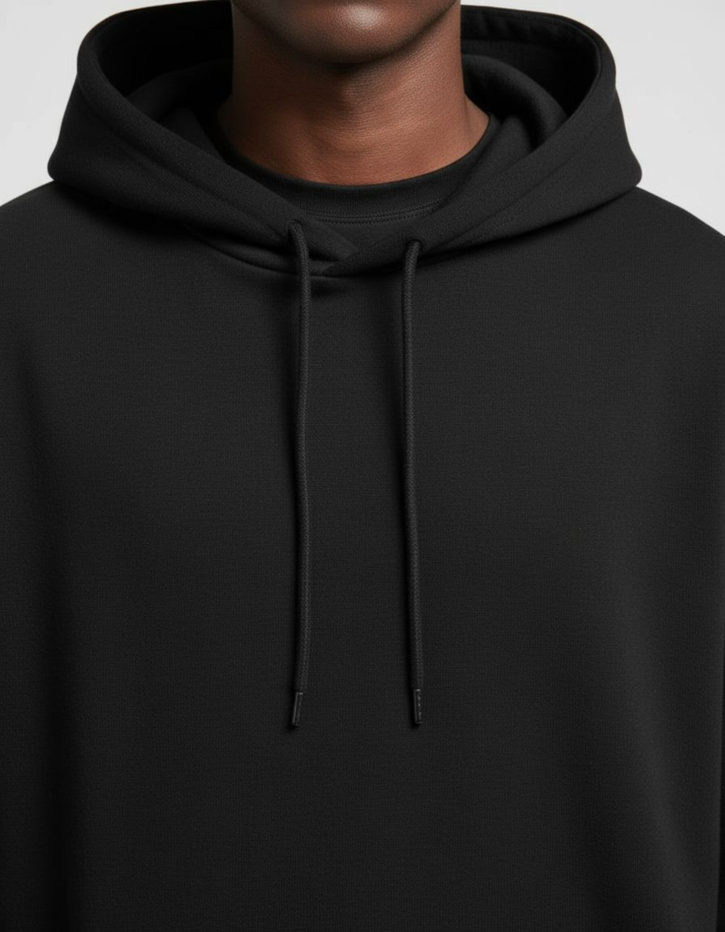 Black Tokyo Printed Oversized Hoodie