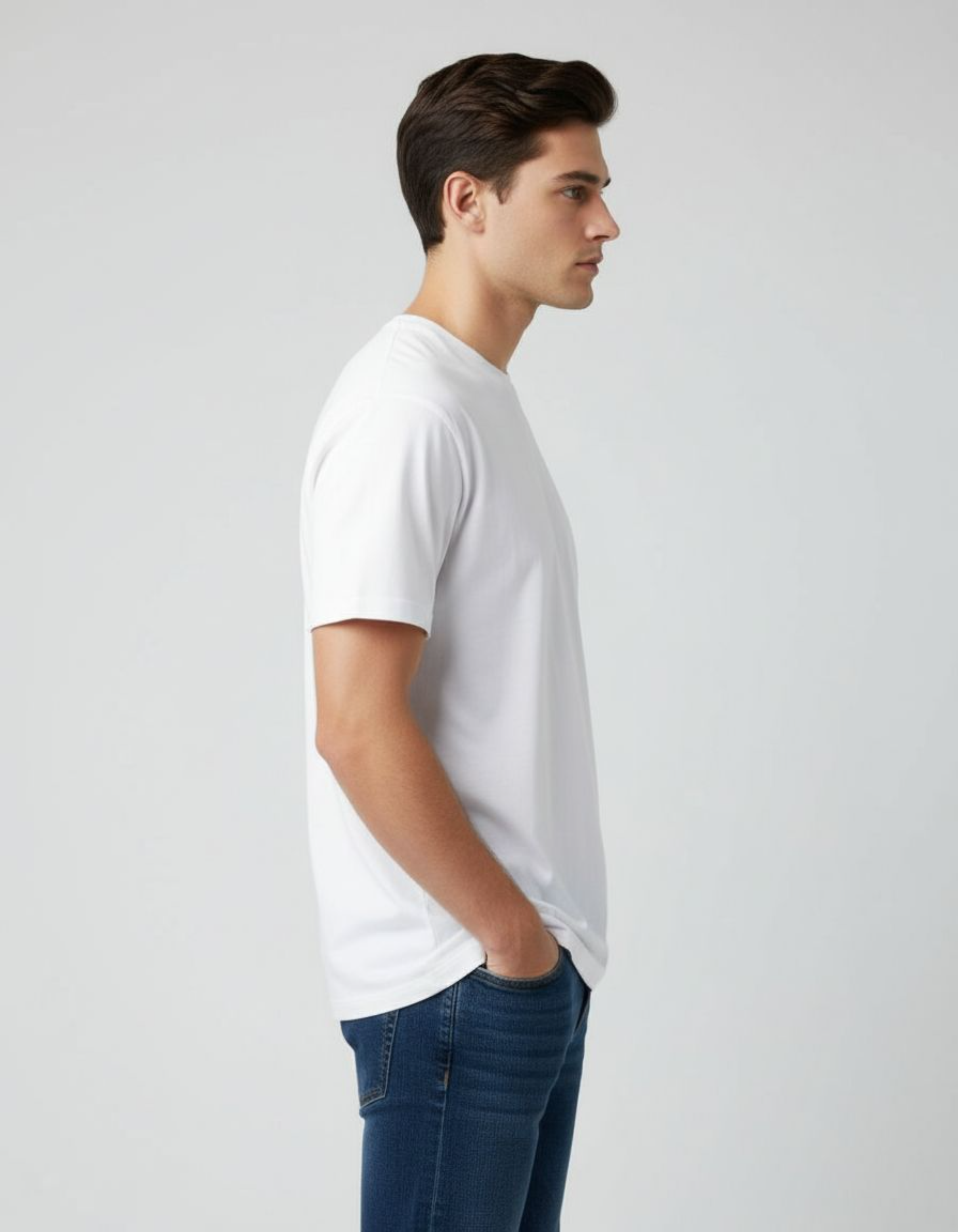 Solid White Regular Fit T-Shirt