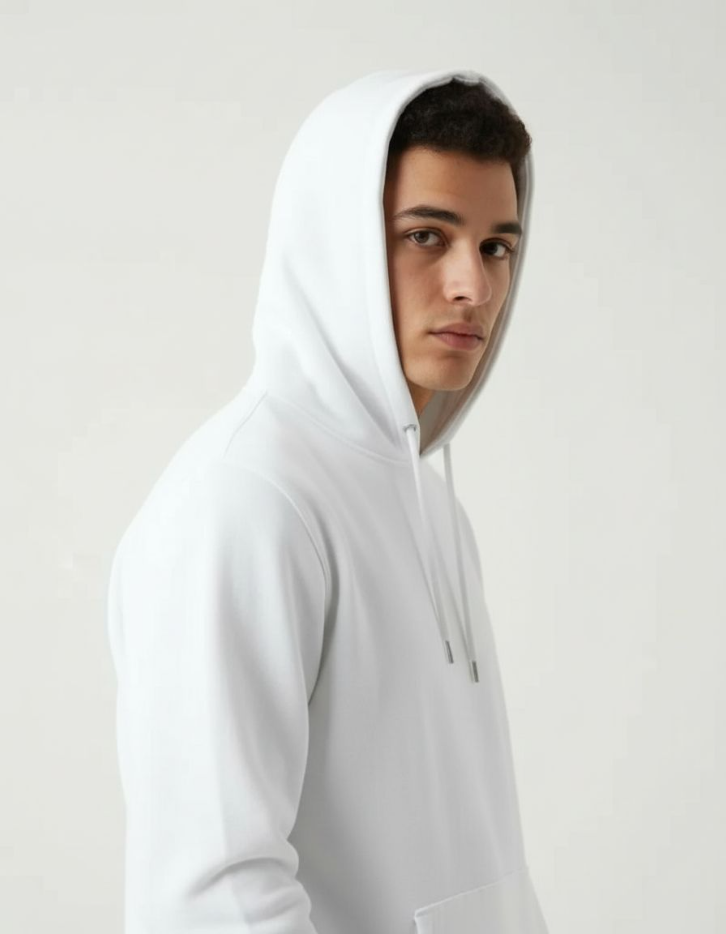 Solid White Hoodie