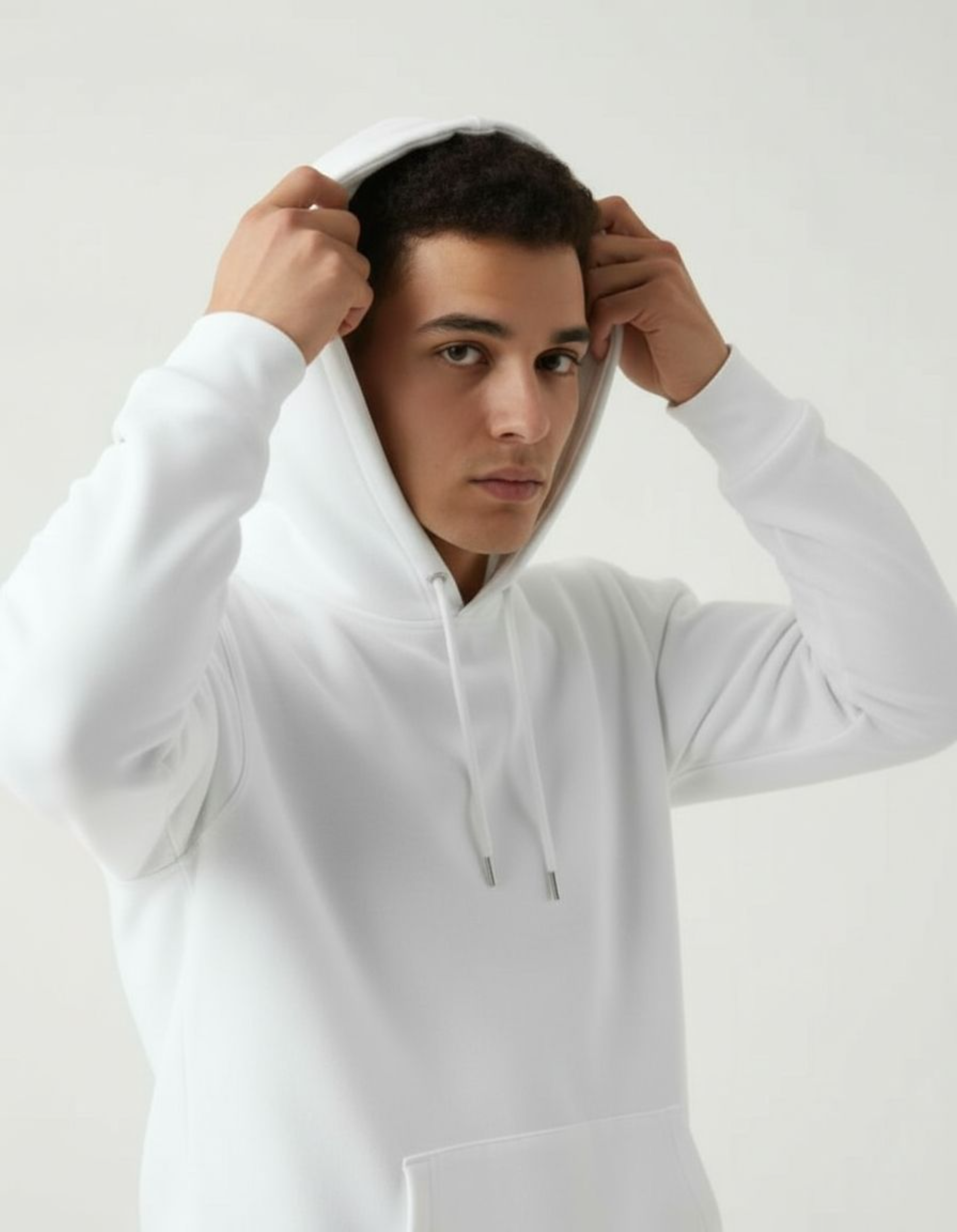 Solid White Hoodie