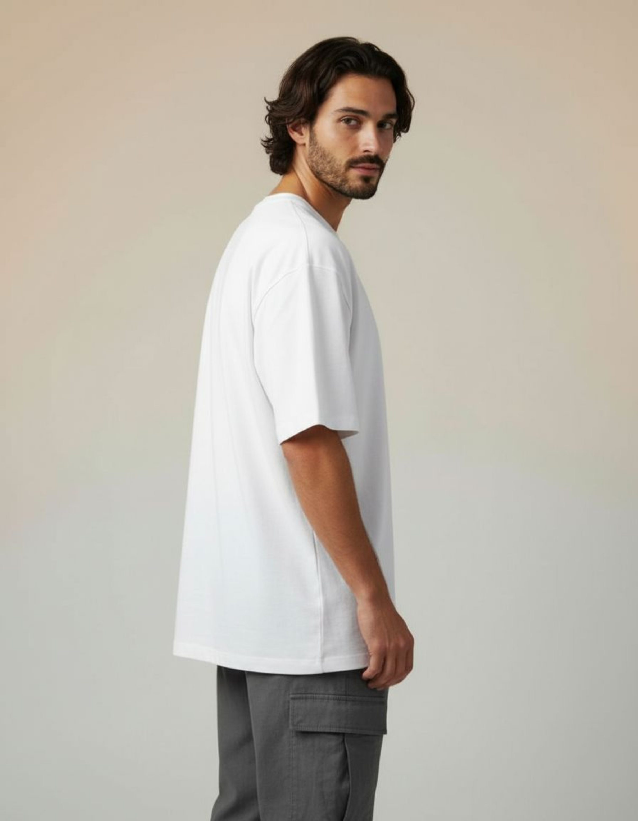 Solid White Oversized T-Shirt