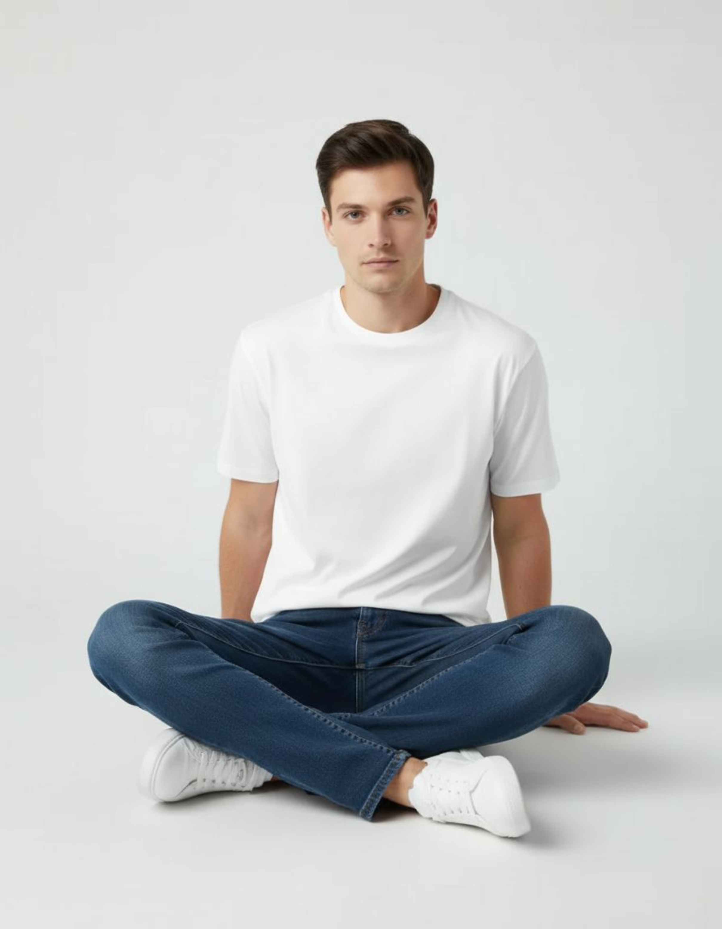 Solid White Regular Fit T-Shirt