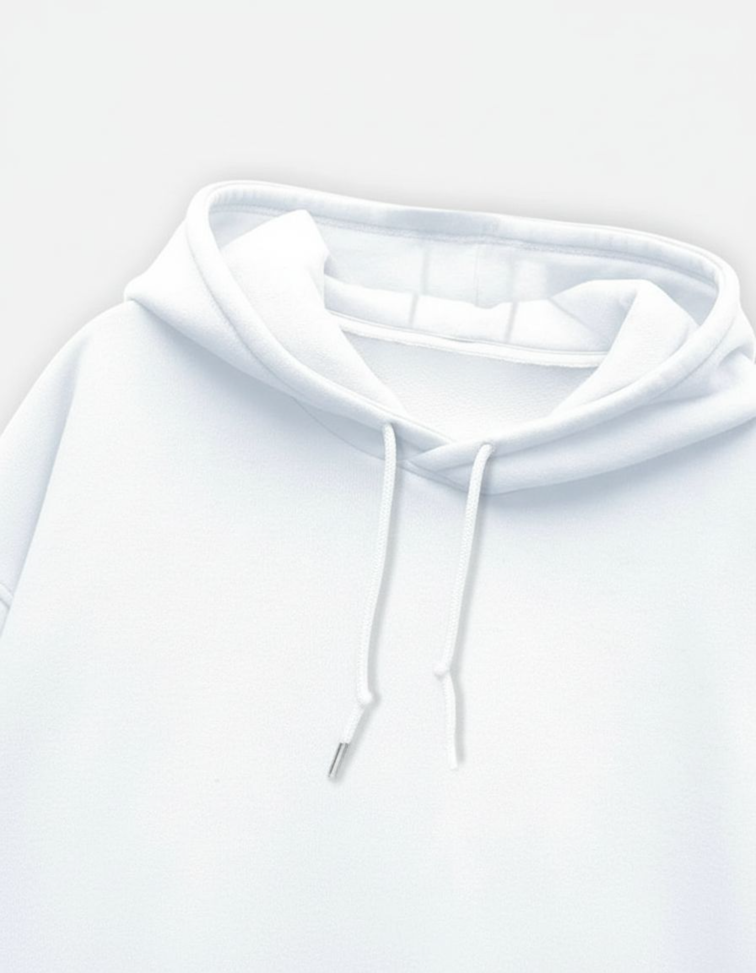 Basic White Oversized Hoodie